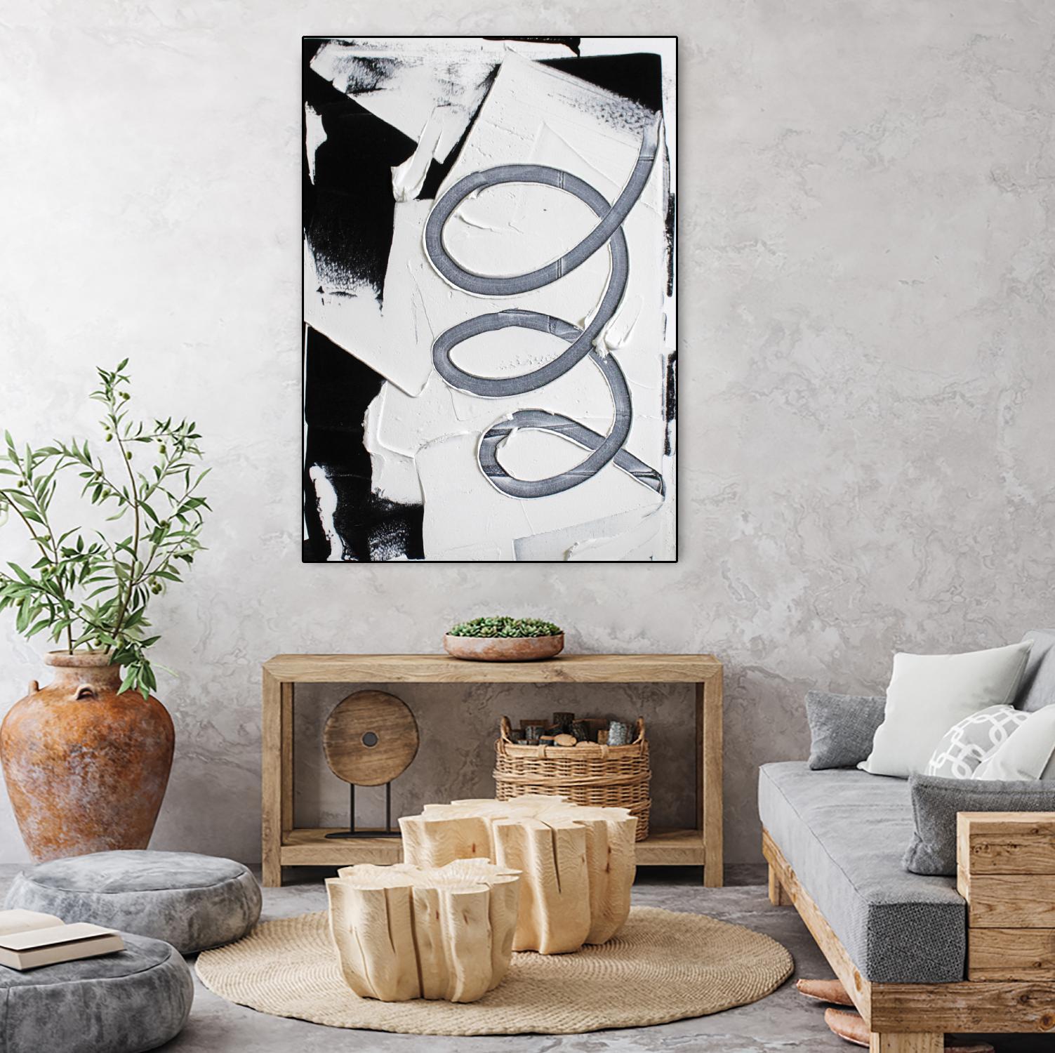 Swirl by KenT Youngstrom on GIANT ART - black and white abstract