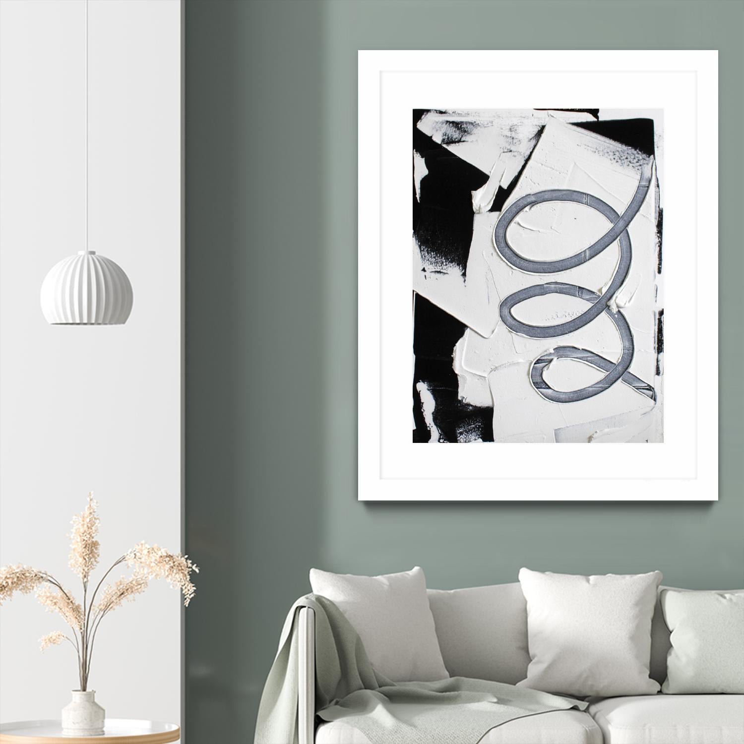 Swirl by KenT Youngstrom on GIANT ART - black and white abstract