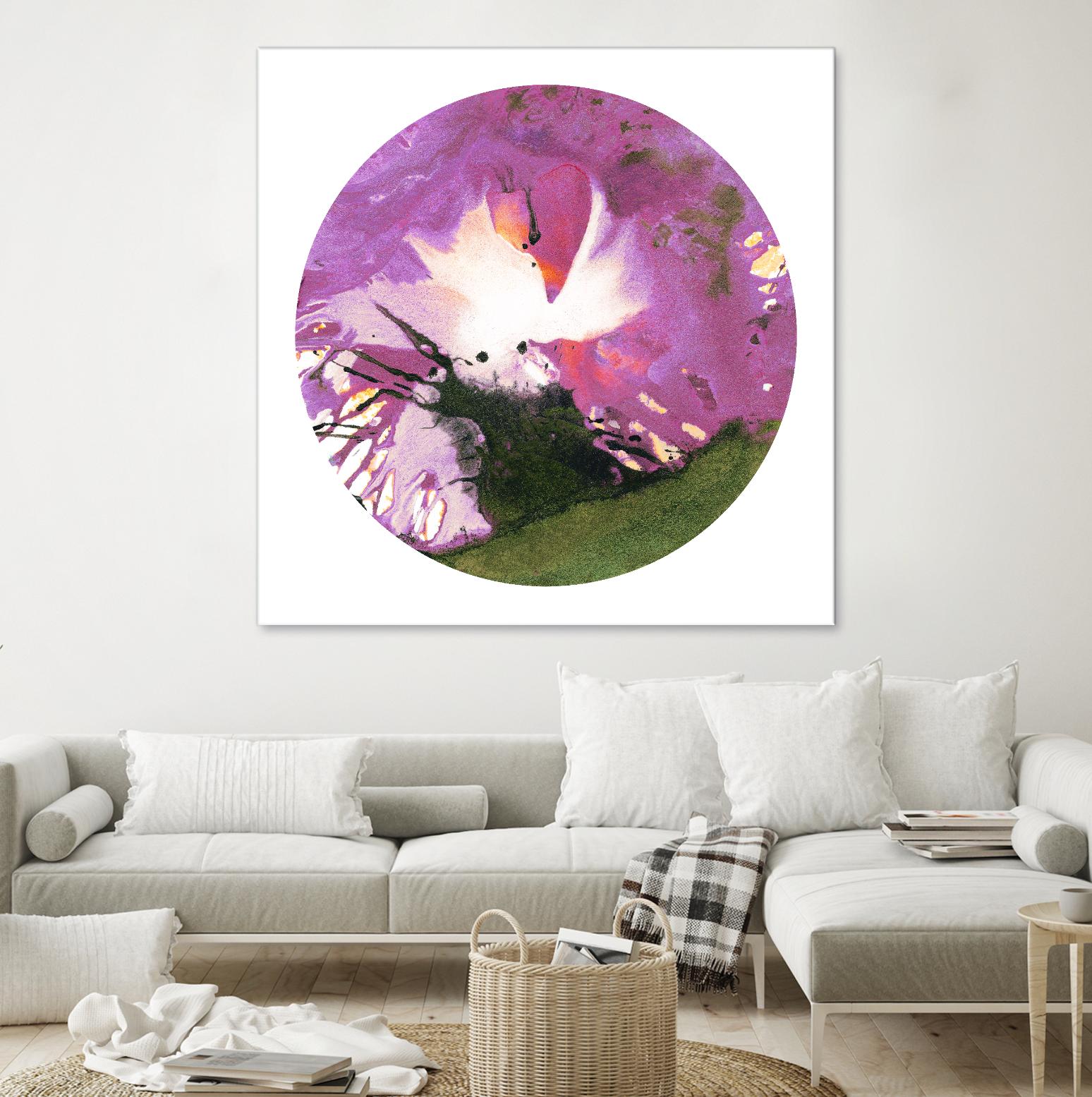 Spin Art 23 by Kyle Goderwis on GIANT ART - green abstract