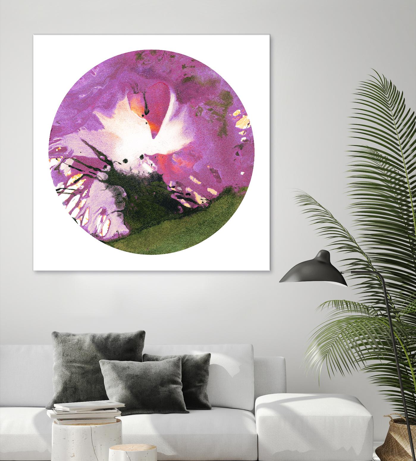 Spin Art 23 by Kyle Goderwis on GIANT ART - green abstract