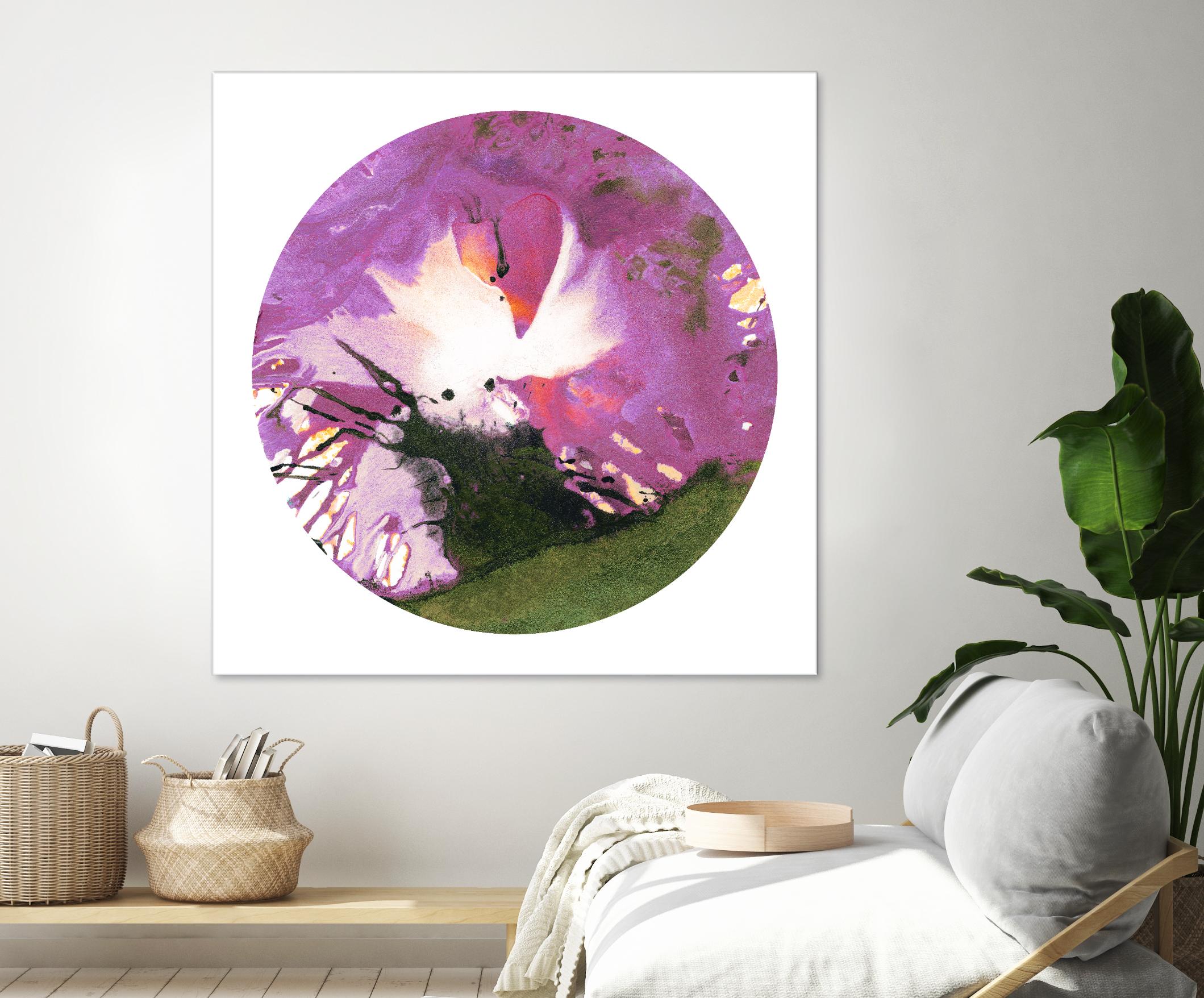 Spin Art 23 by Kyle Goderwis on GIANT ART - green abstract