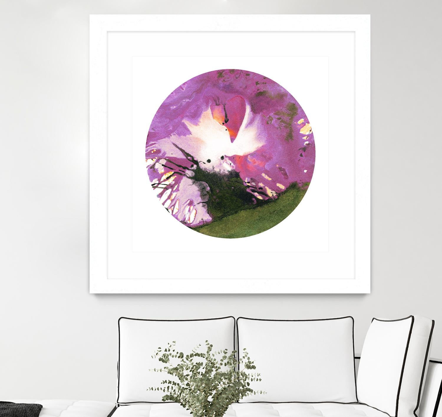 Spin Art 23 by Kyle Goderwis on GIANT ART - green abstract