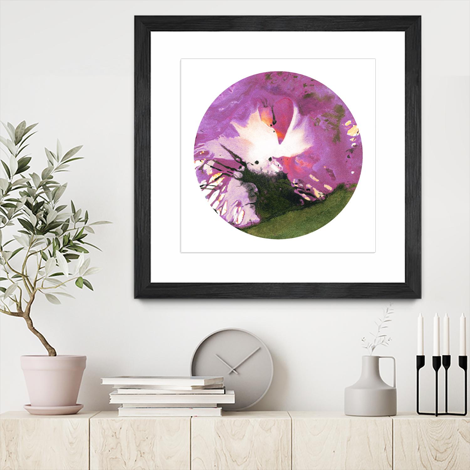 Spin Art 23 by Kyle Goderwis on GIANT ART - green abstract