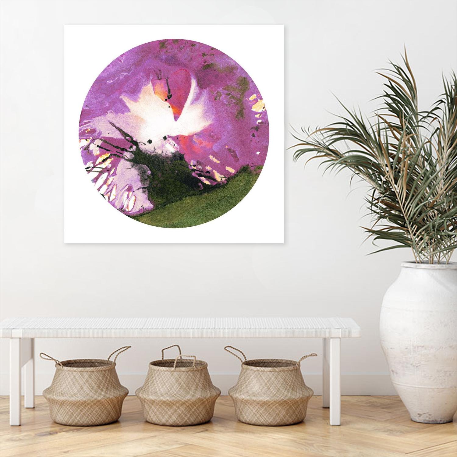 Spin Art 23 by Kyle Goderwis on GIANT ART - green abstract