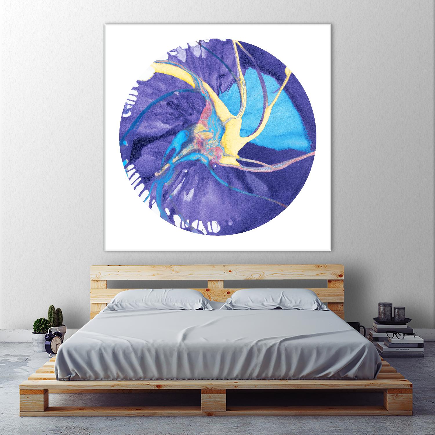 Spin Art 26 by Kyle Goderwis on GIANT ART - green abstract