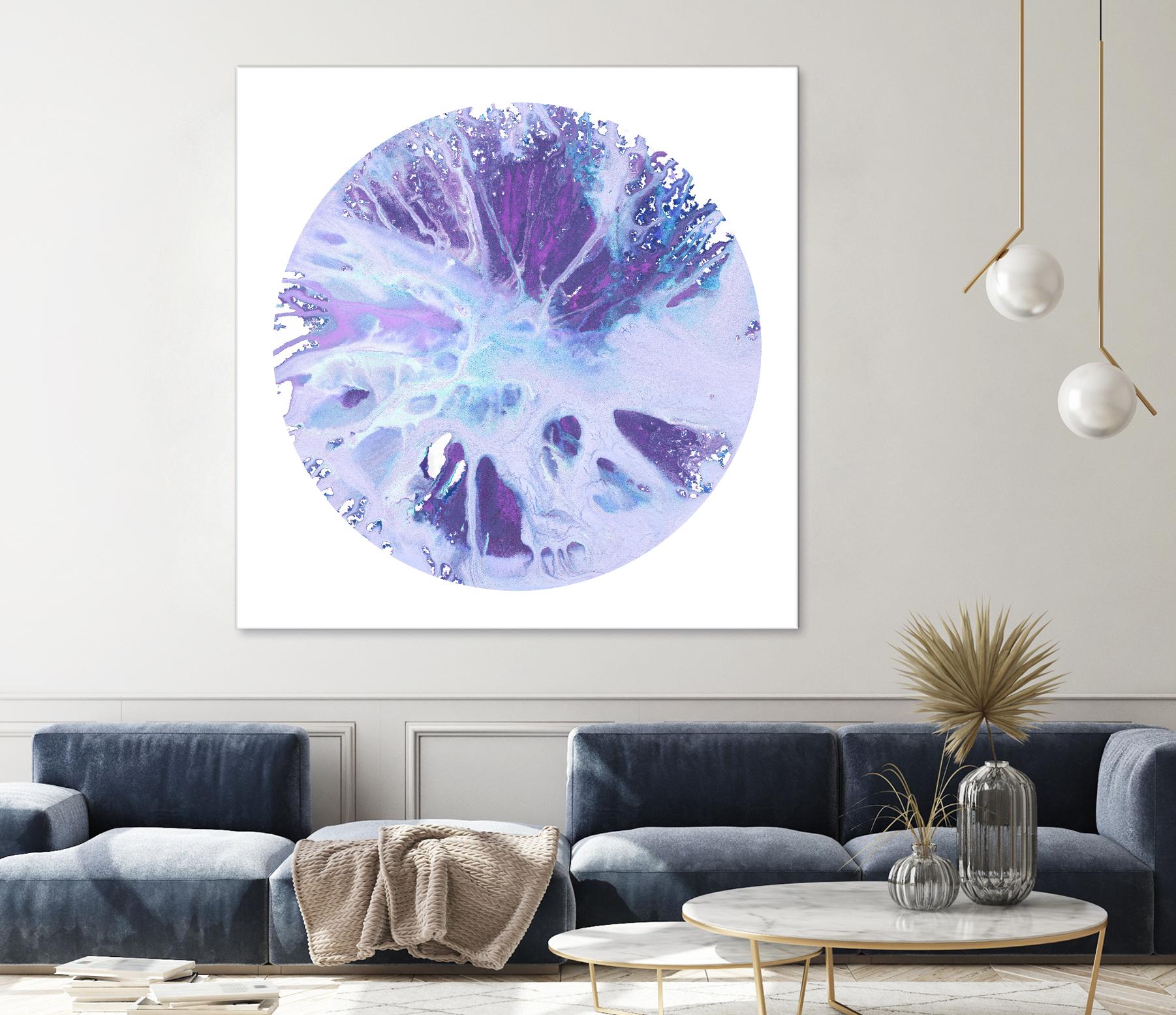 Spin Art 27 by Kyle Goderwis on GIANT ART - purple abstract