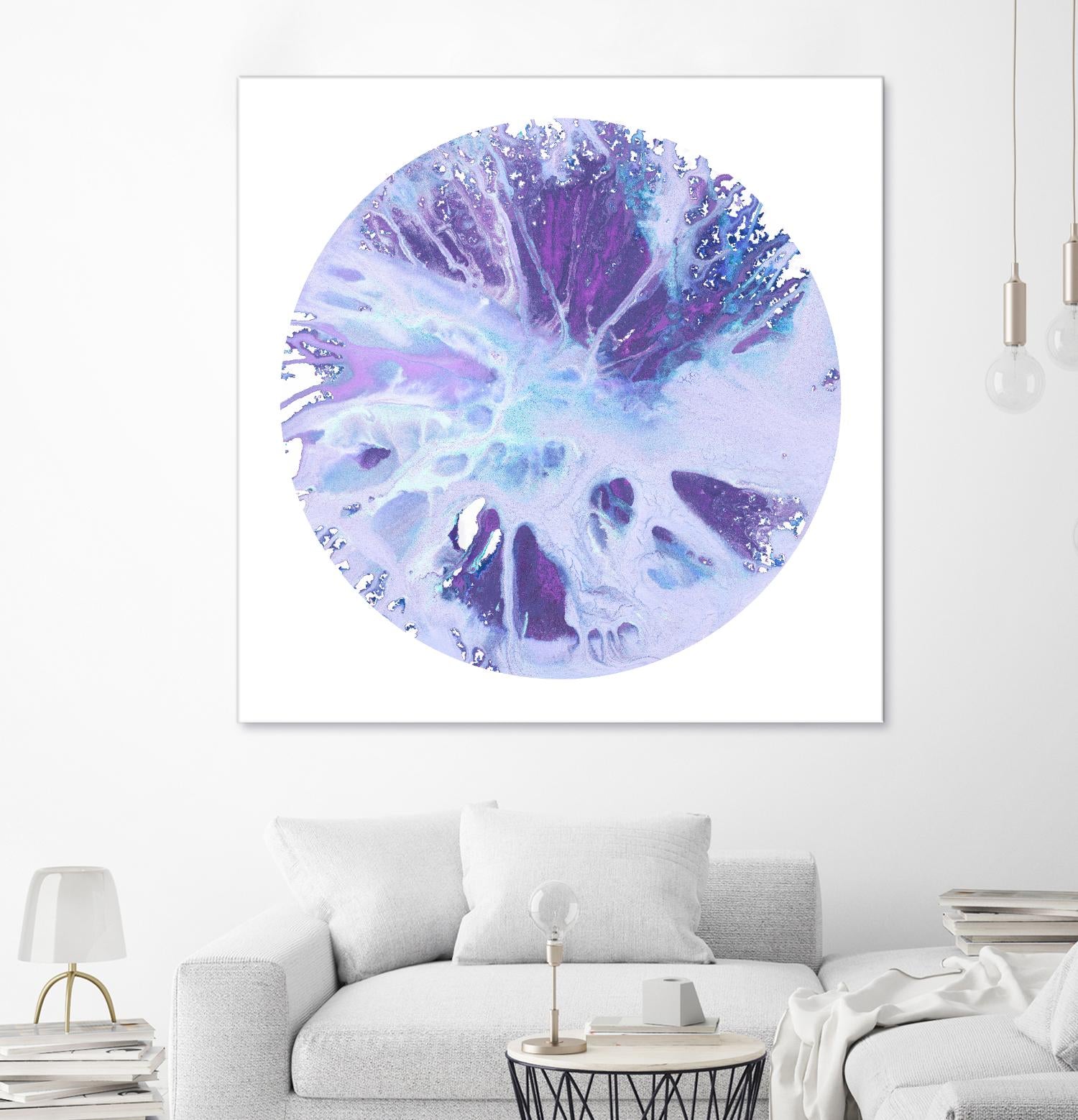 Spin Art 27 by Kyle Goderwis on GIANT ART - purple abstract