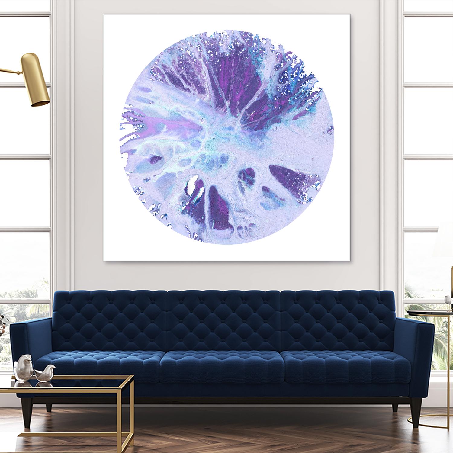 Spin Art 27 by Kyle Goderwis on GIANT ART - purple abstract