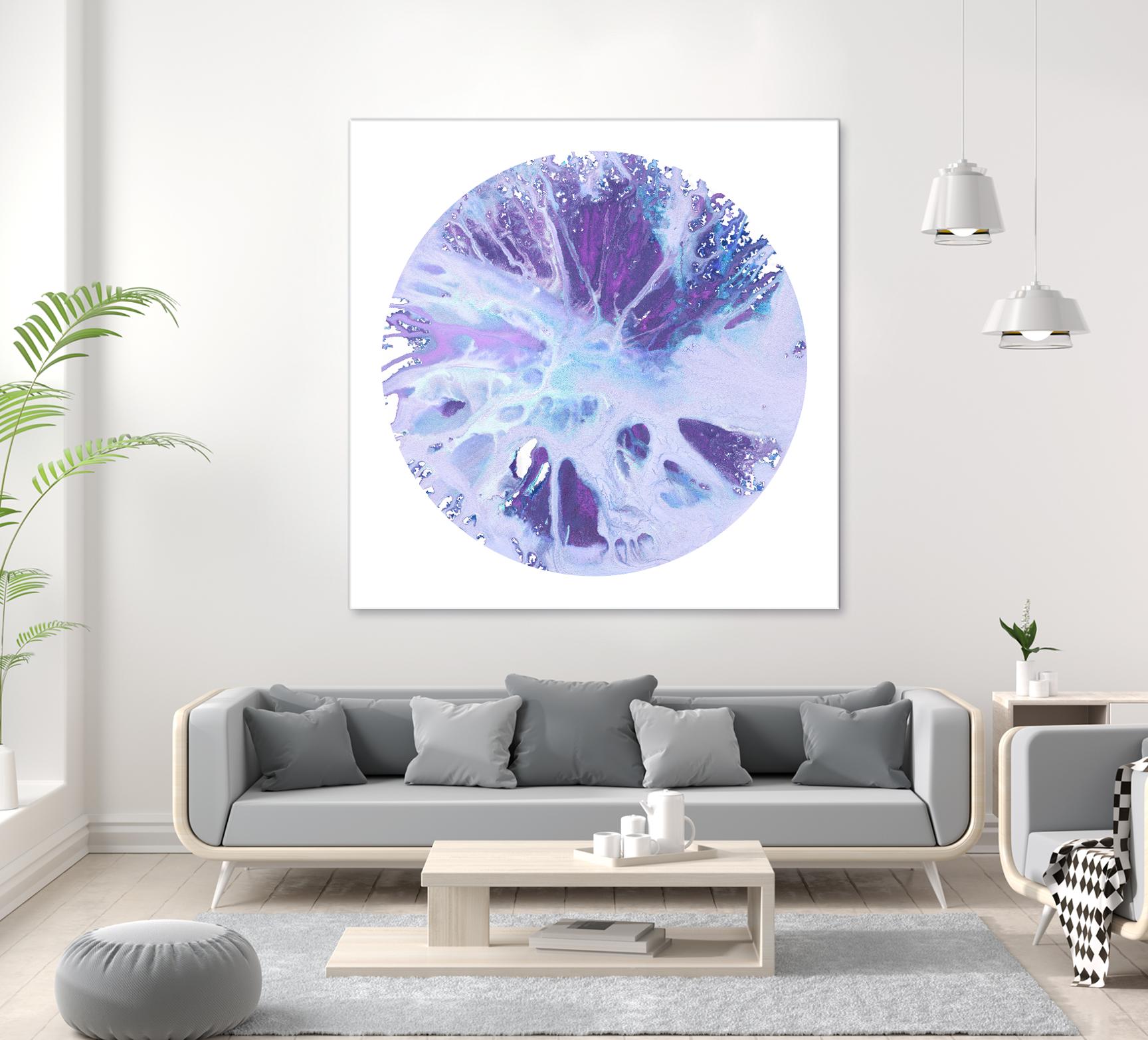 Spin Art 27 by Kyle Goderwis on GIANT ART - purple abstract