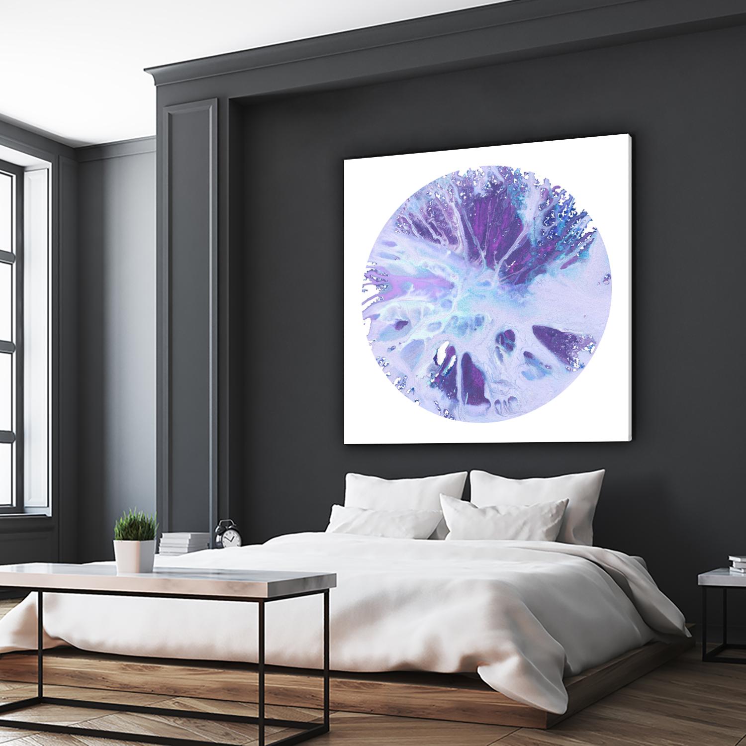 Spin Art 27 by Kyle Goderwis on GIANT ART - purple abstract