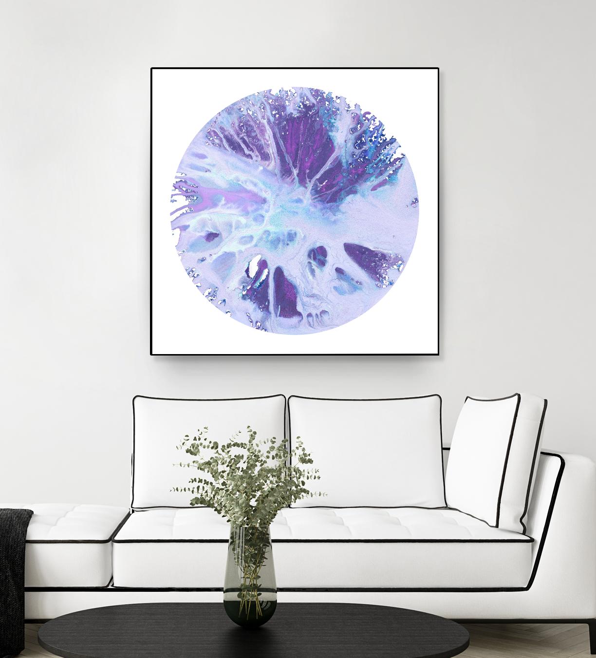Spin Art 27 by Kyle Goderwis on GIANT ART - purple abstract