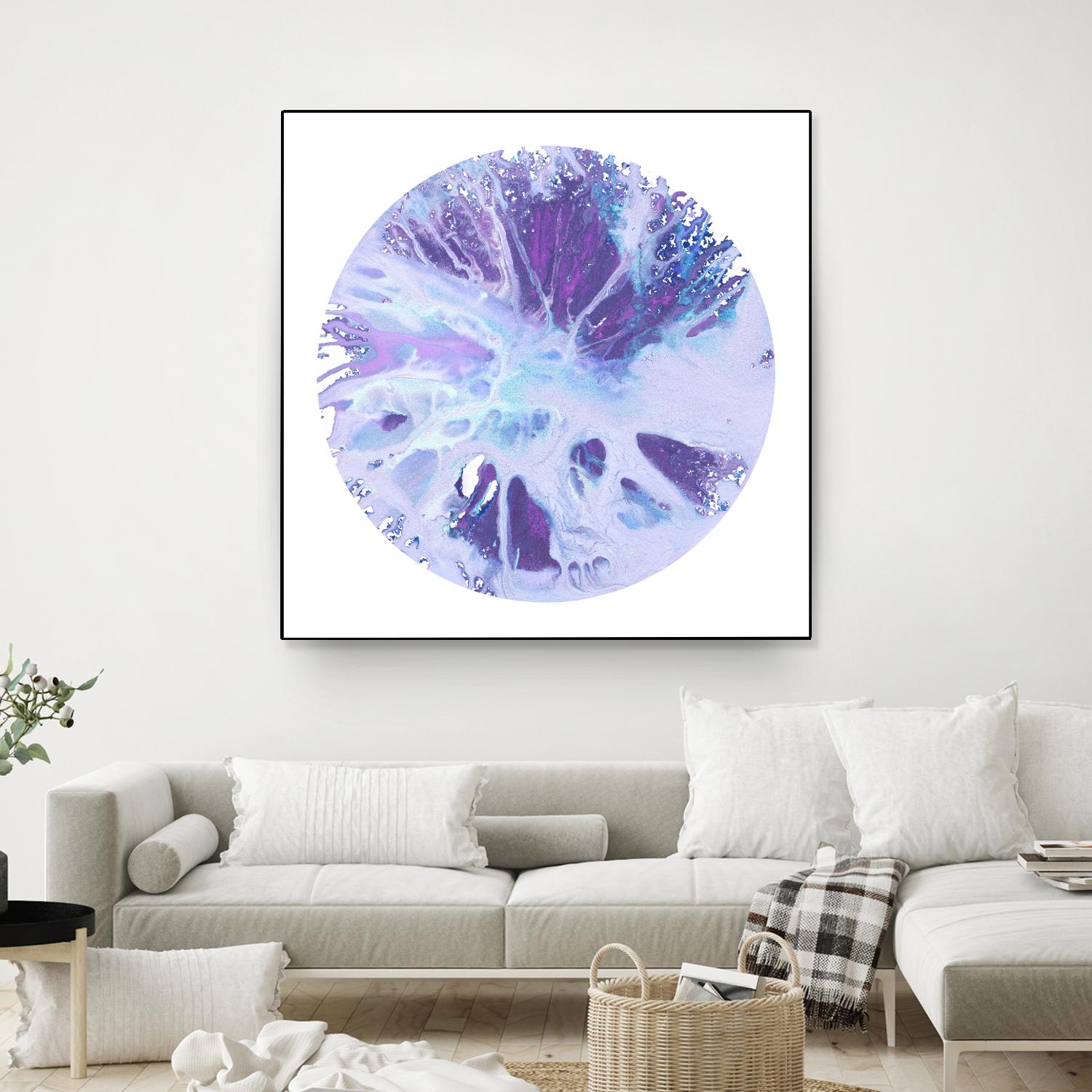 Spin Art 27 by Kyle Goderwis on GIANT ART - purple abstract