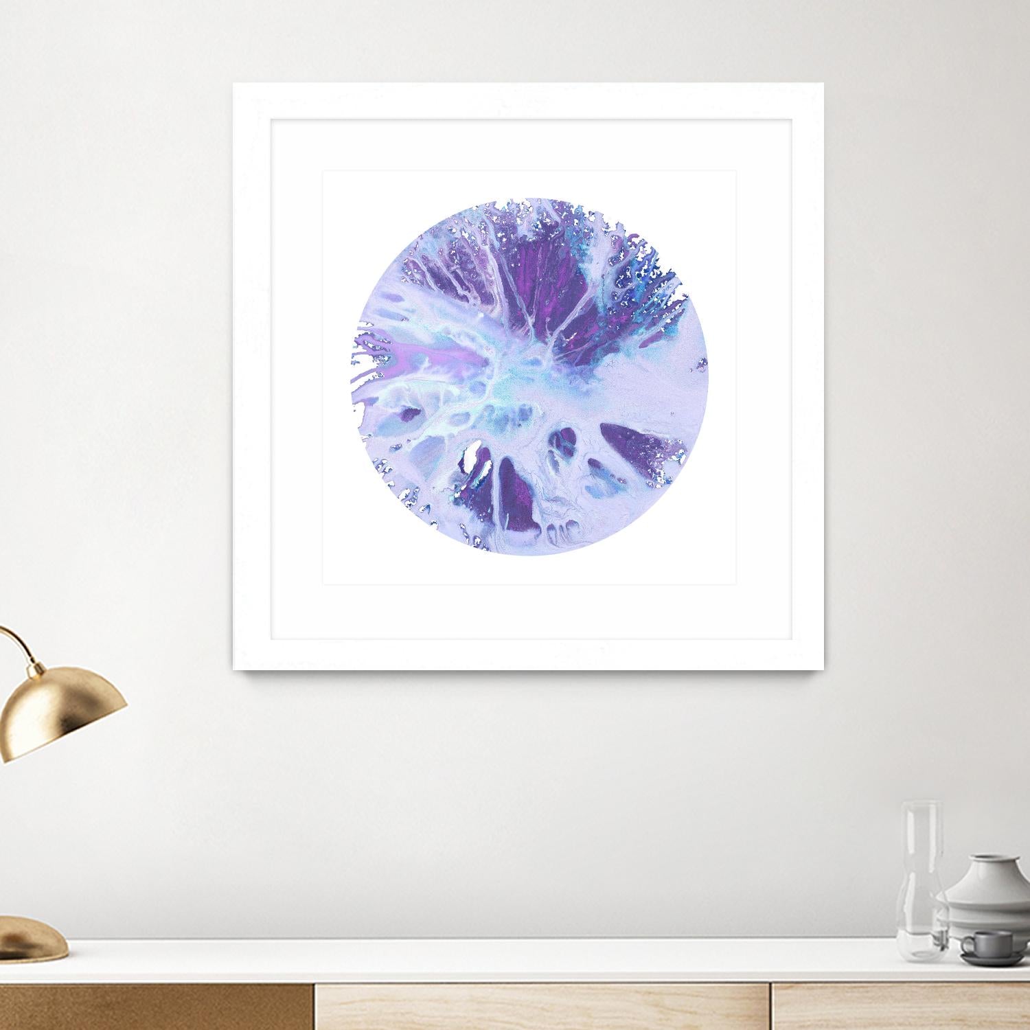 Spin Art 27 by Kyle Goderwis on GIANT ART - purple abstract