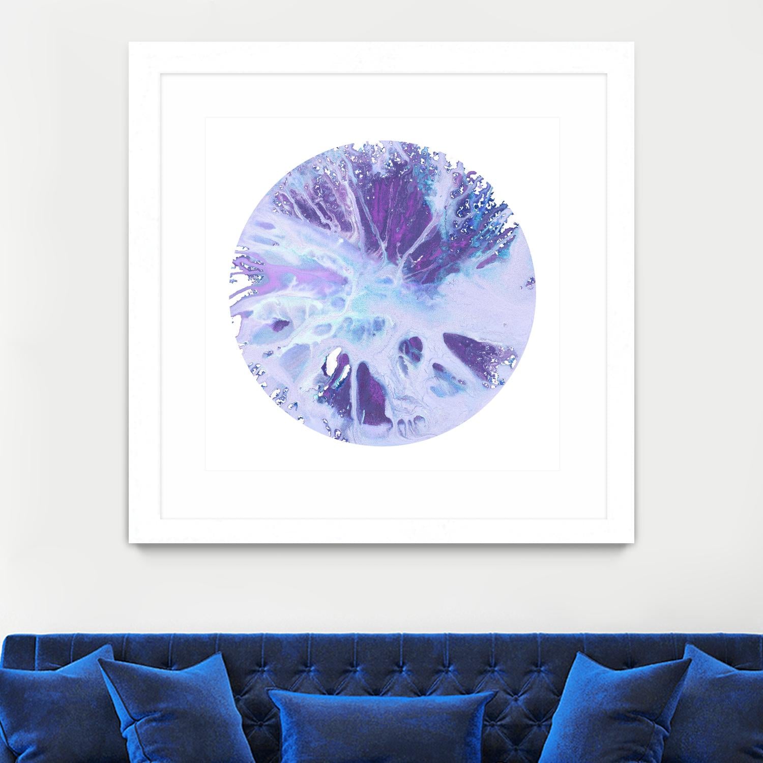 Spin Art 27 by Kyle Goderwis on GIANT ART - purple abstract