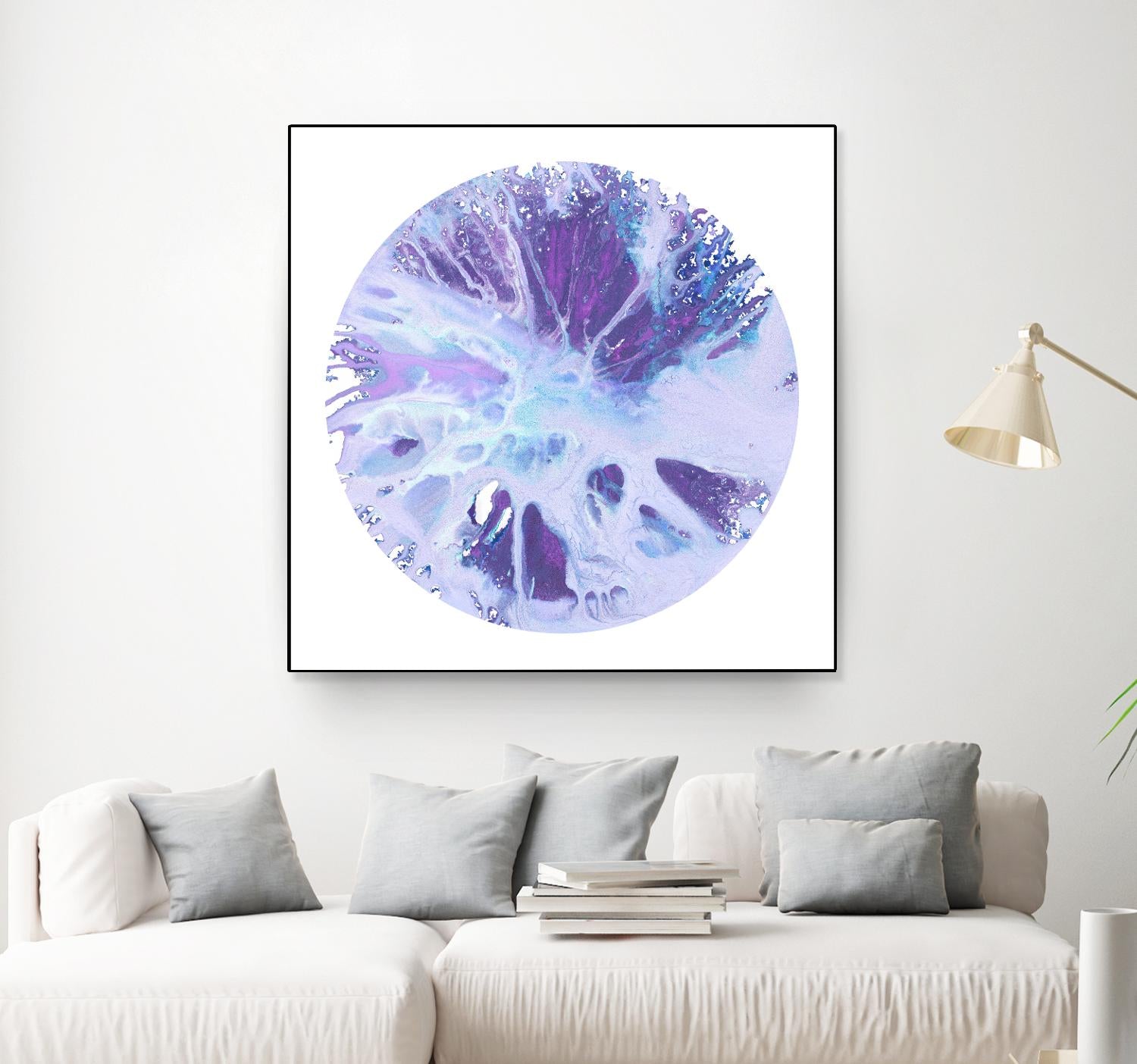 Spin Art 27 by Kyle Goderwis on GIANT ART - purple abstract