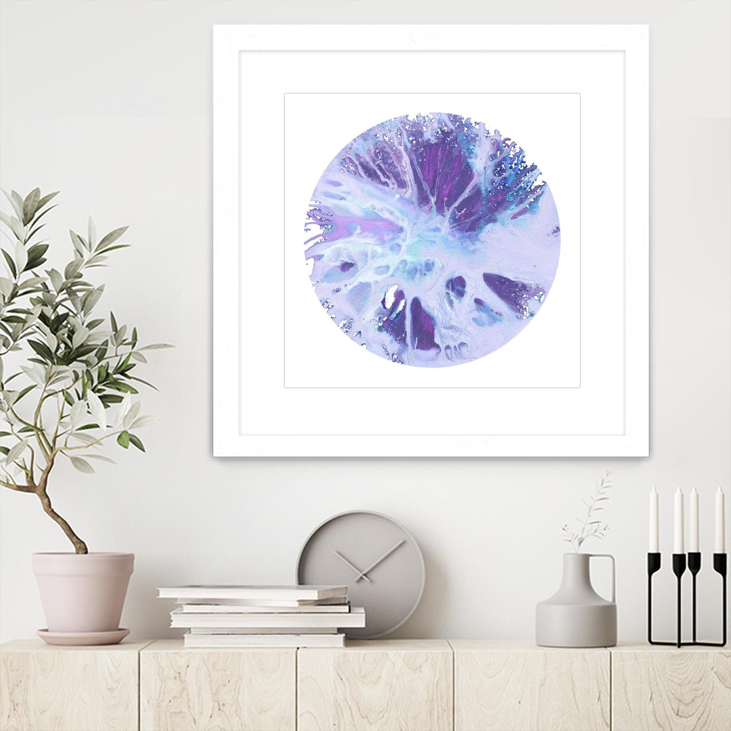 Spin Art 27 by Kyle Goderwis on GIANT ART - purple abstract