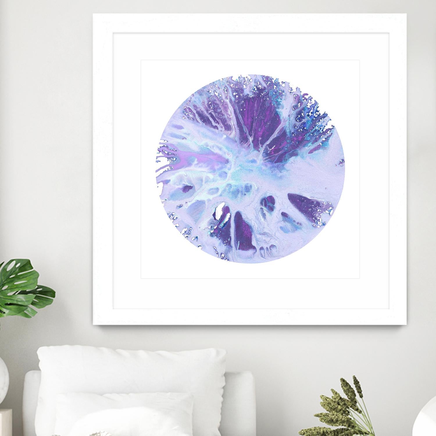 Spin Art 27 by Kyle Goderwis on GIANT ART - purple abstract