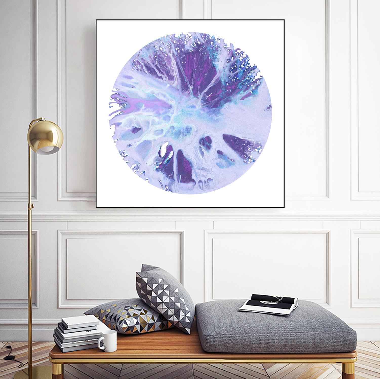 Spin Art 27 by Kyle Goderwis on GIANT ART - purple abstract