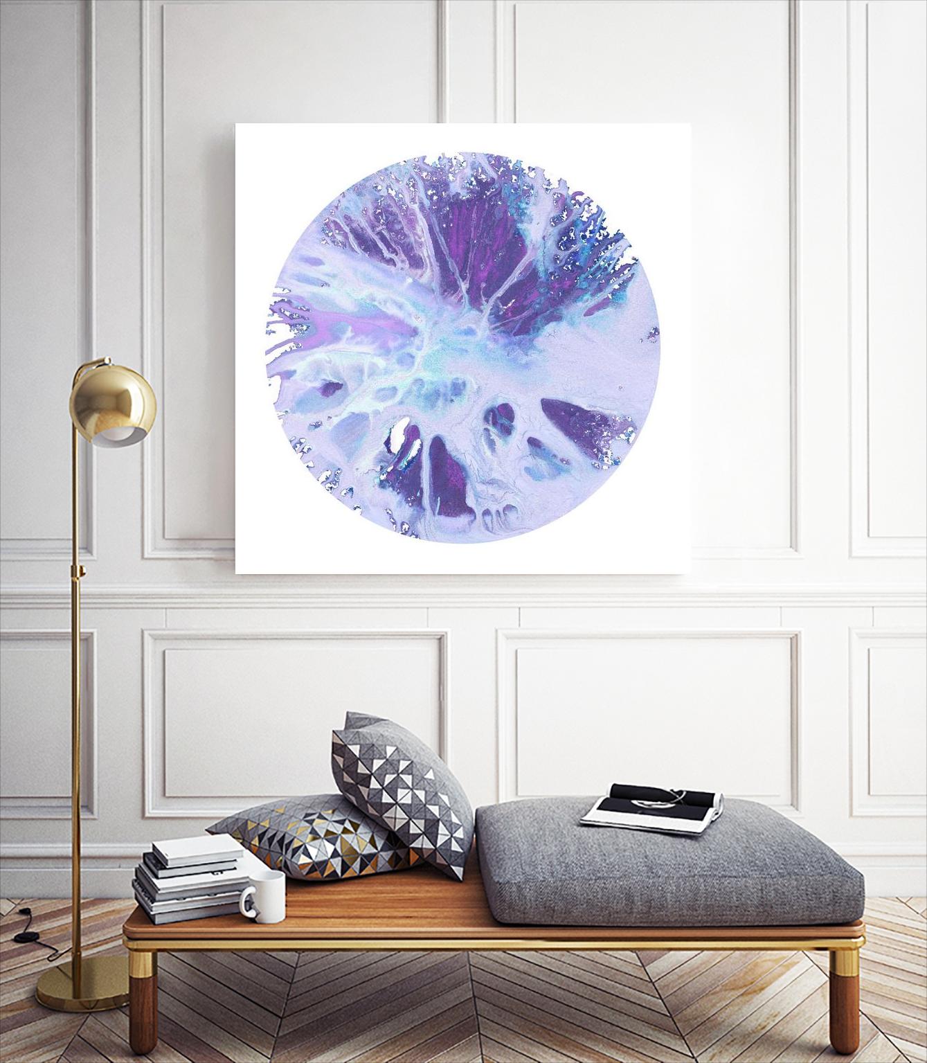 Spin Art 27 by Kyle Goderwis on GIANT ART - purple abstract