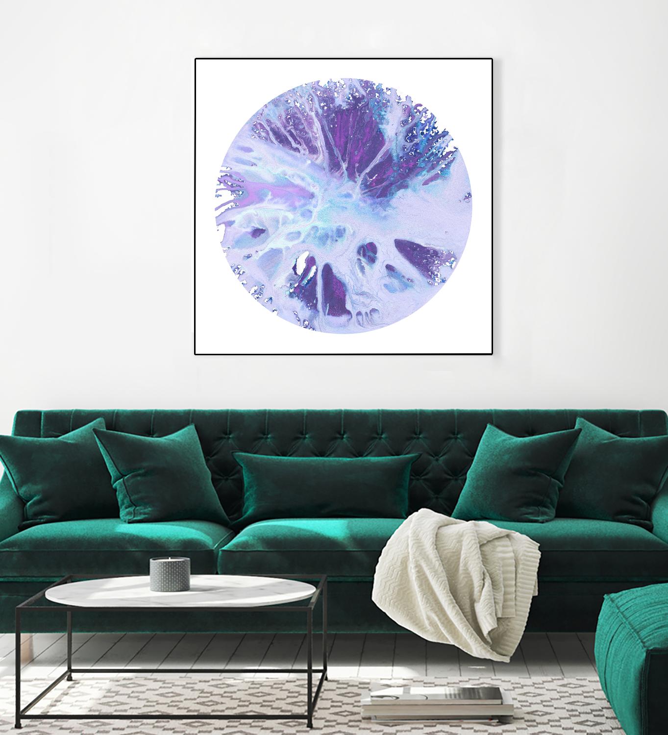 Spin Art 27 by Kyle Goderwis on GIANT ART - purple abstract