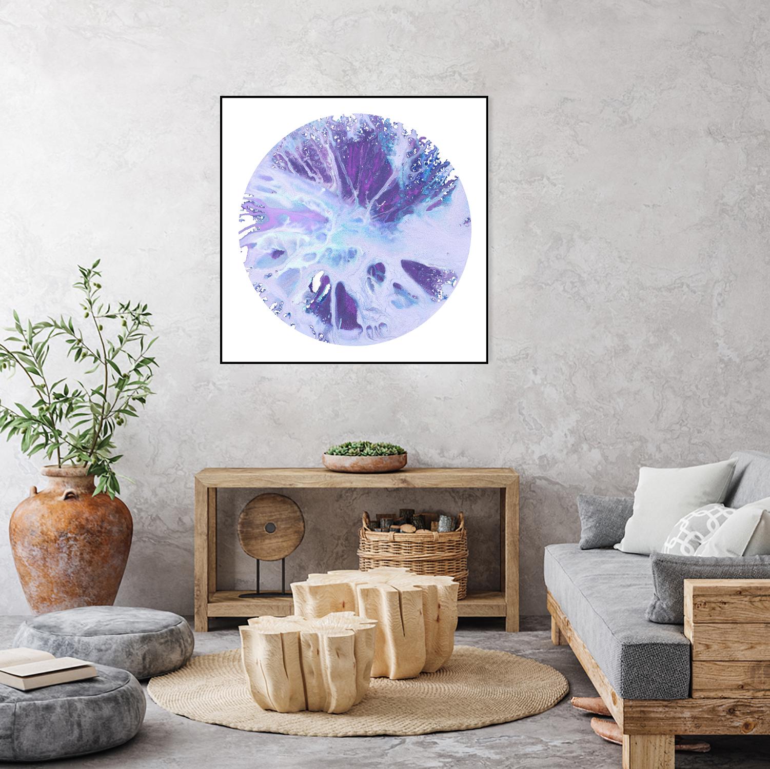 Spin Art 27 by Kyle Goderwis on GIANT ART - purple abstract