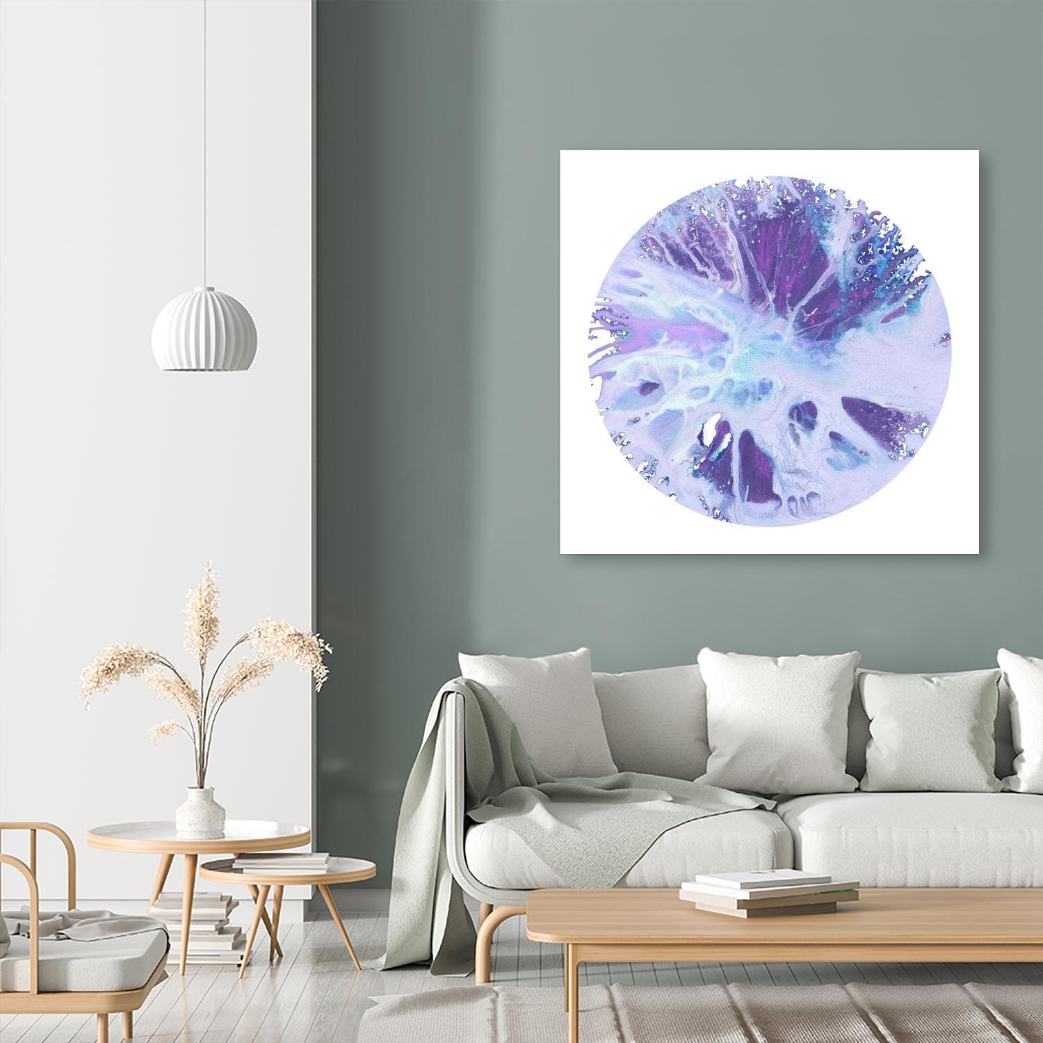 Spin Art 27 by Kyle Goderwis on GIANT ART - purple abstract