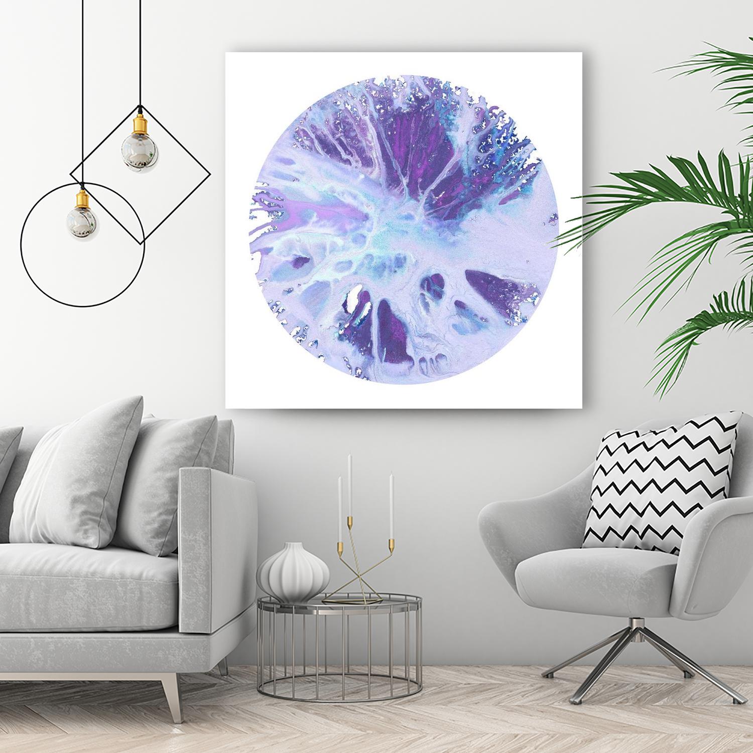 Spin Art 27 by Kyle Goderwis on GIANT ART - purple abstract