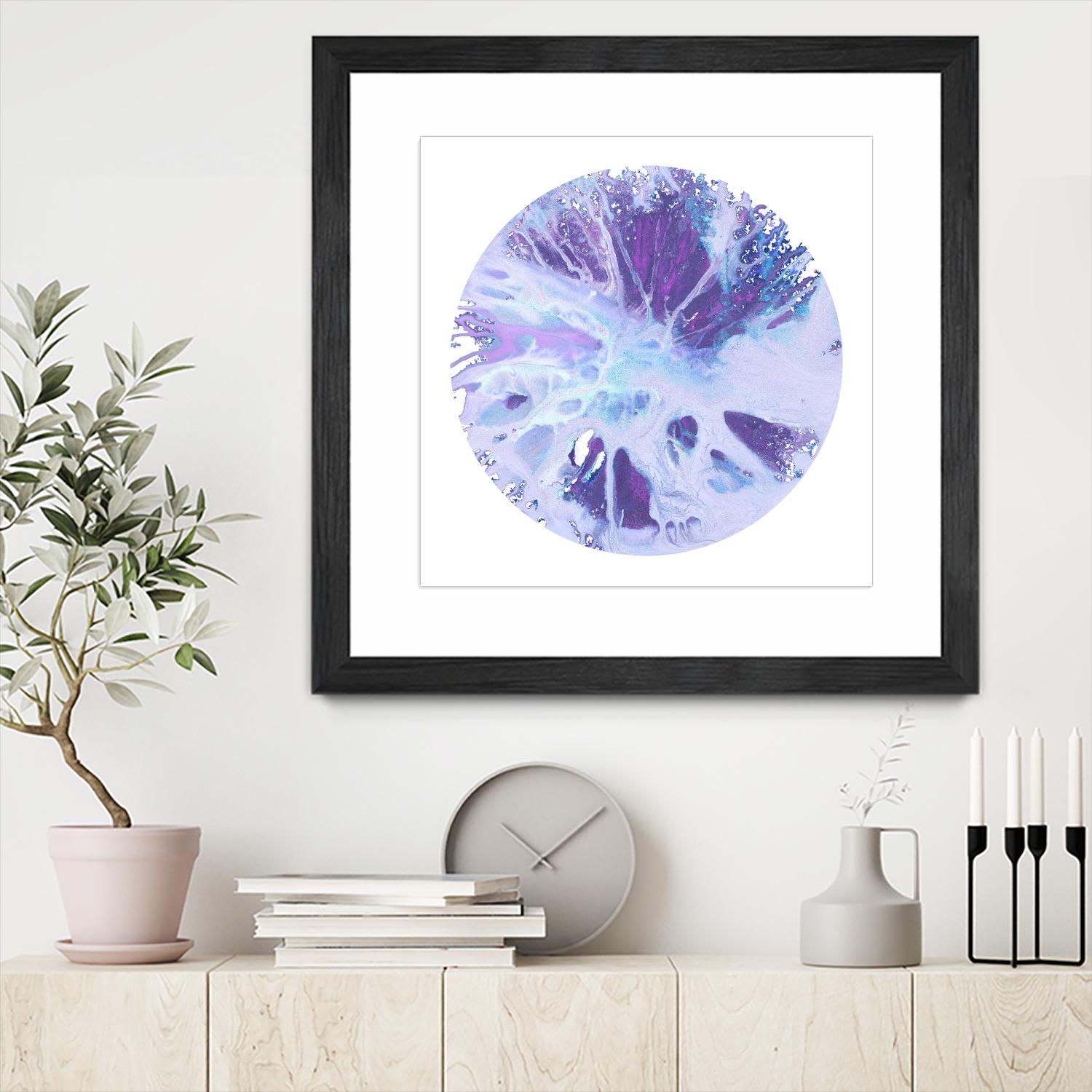 Spin Art 27 by Kyle Goderwis on GIANT ART - purple abstract