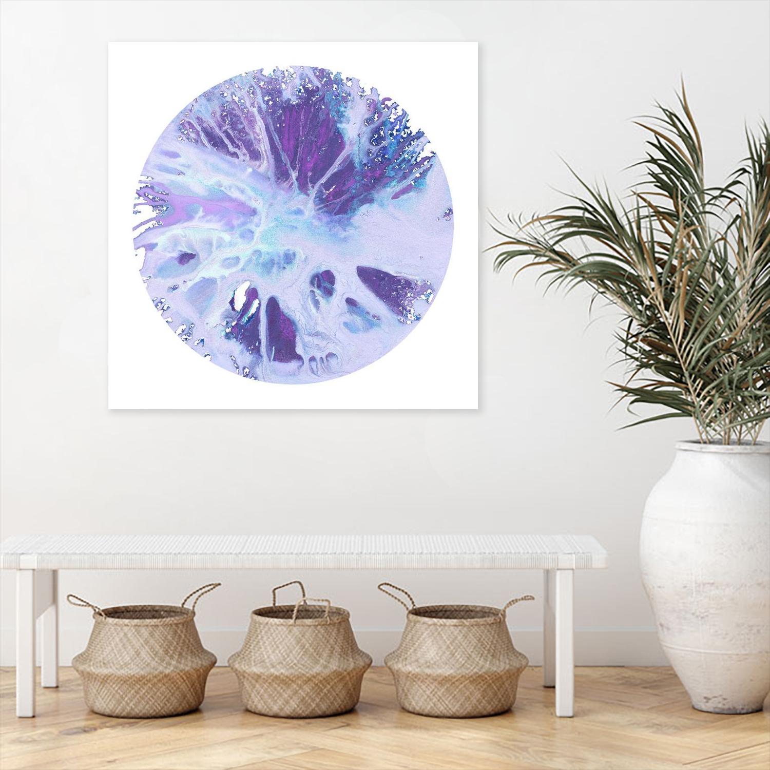 Spin Art 27 by Kyle Goderwis on GIANT ART - purple abstract