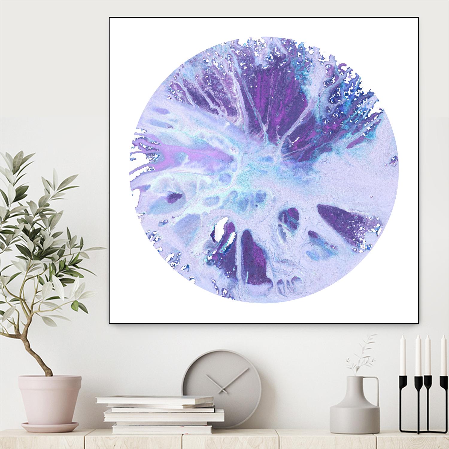 Spin Art 27 by Kyle Goderwis on GIANT ART - purple abstract
