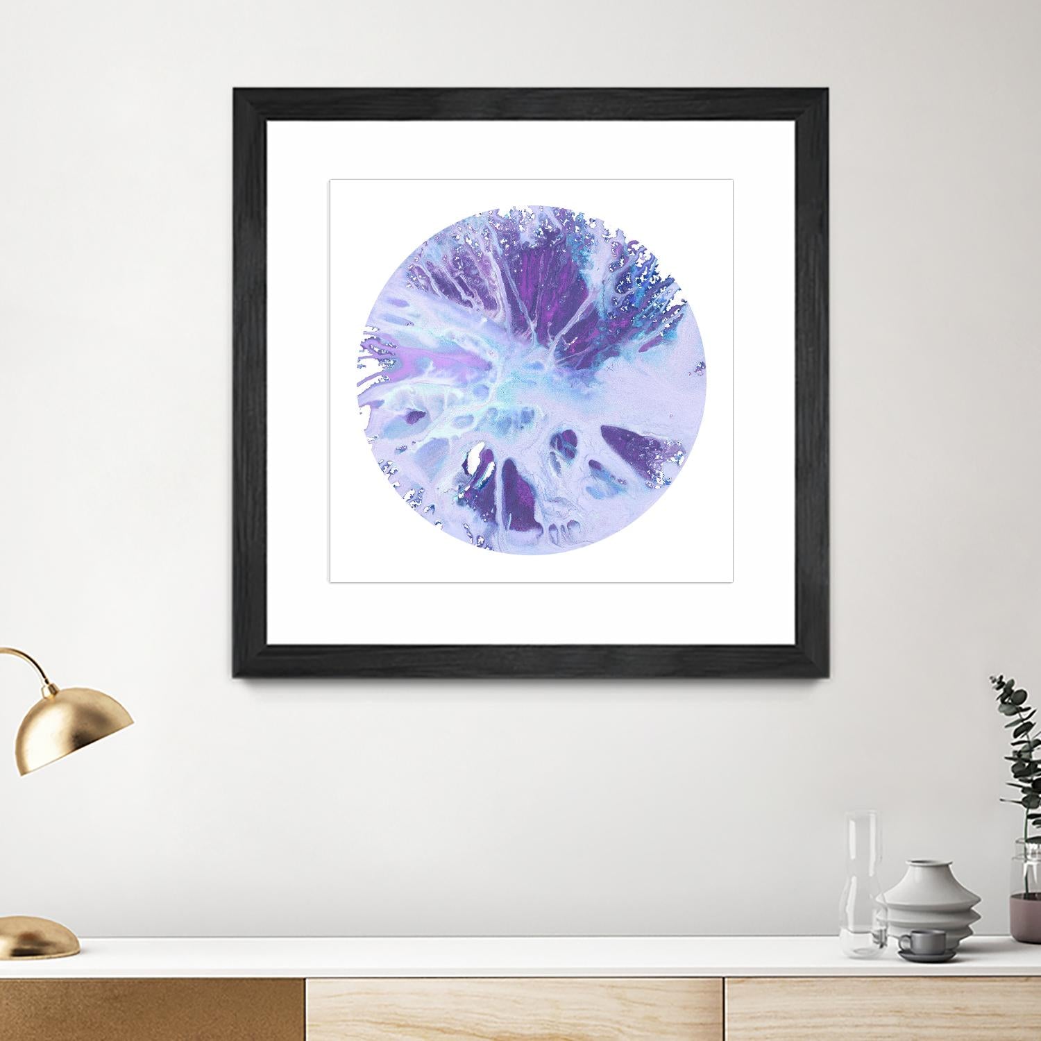 Spin Art 27 by Kyle Goderwis on GIANT ART - purple abstract