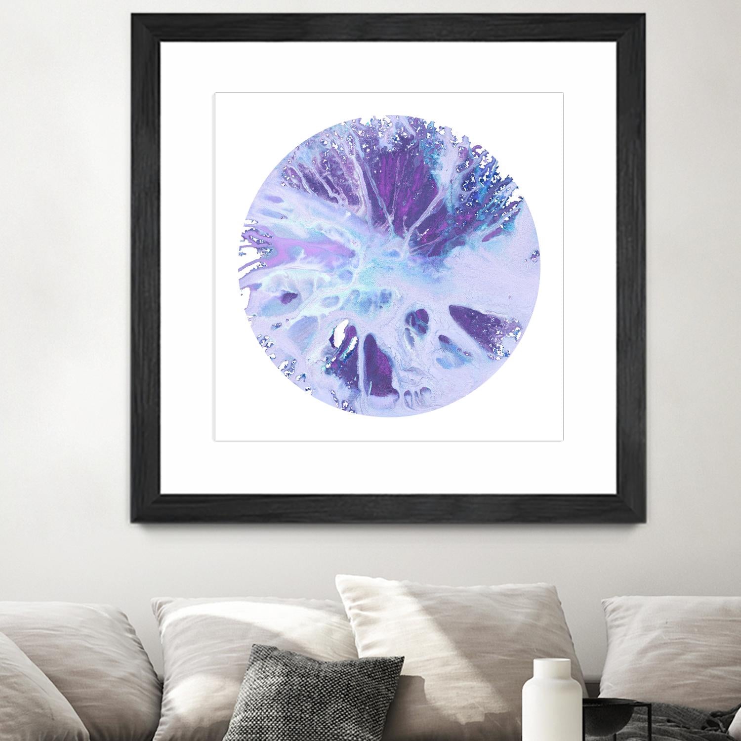 Spin Art 27 by Kyle Goderwis on GIANT ART - purple abstract