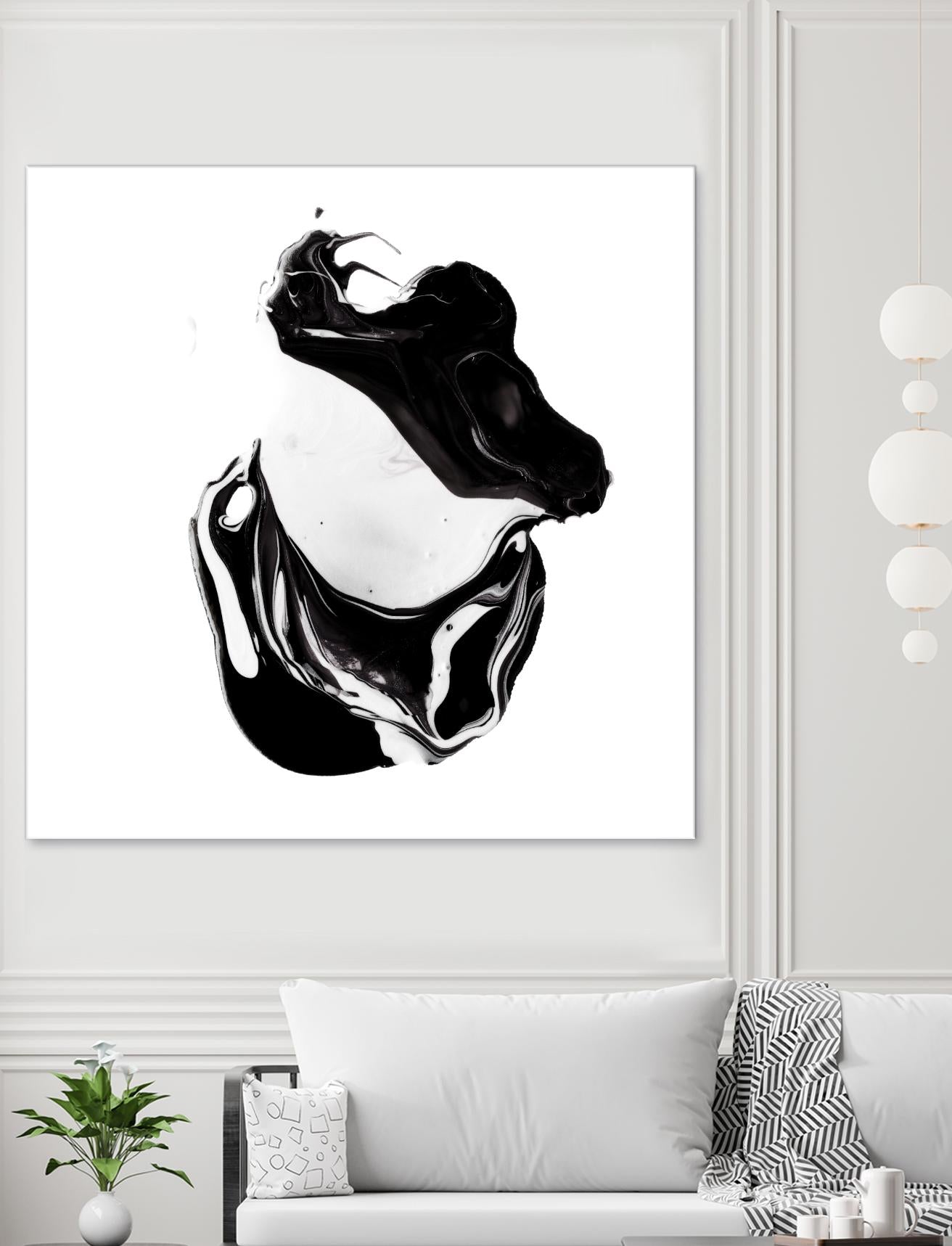 Polished in Burgundy-recolor by THE Studio on GIANT ART - purple abstract