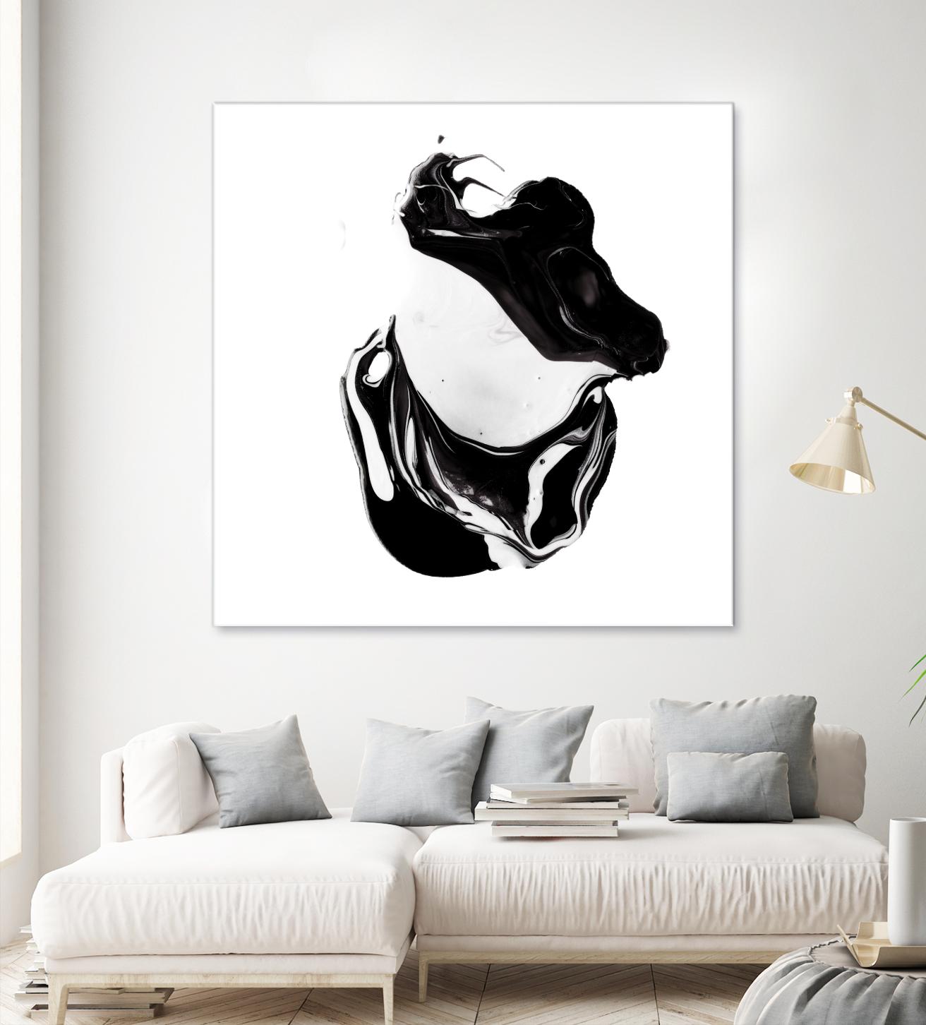 Polished in Burgundy-recolor by THE Studio on GIANT ART - purple abstract