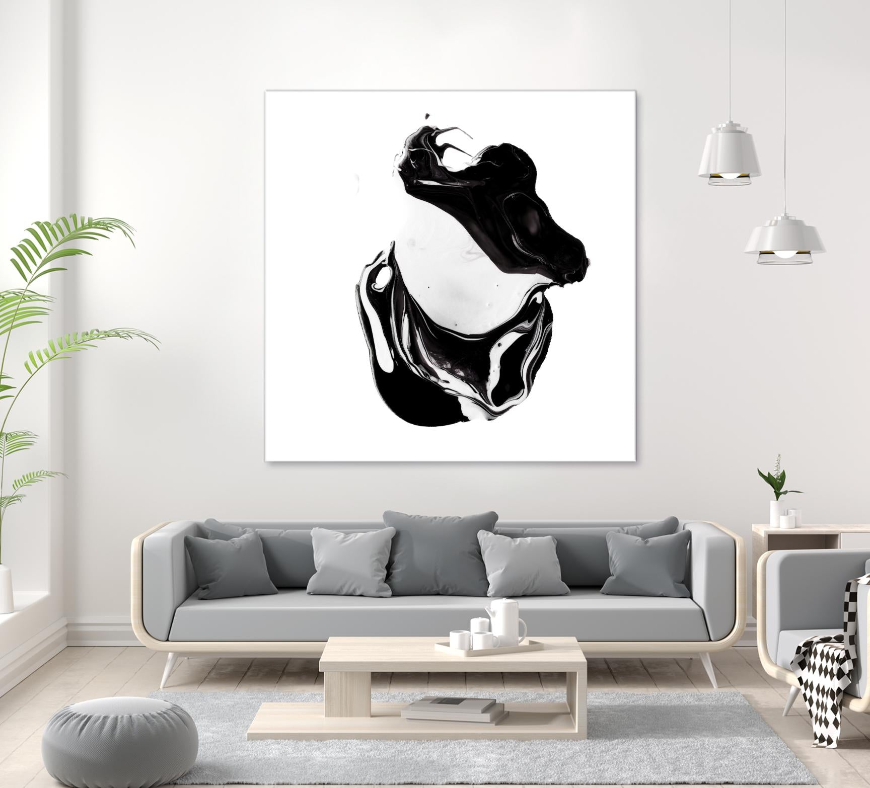 Polished in Burgundy-recolor by THE Studio on GIANT ART - purple abstract