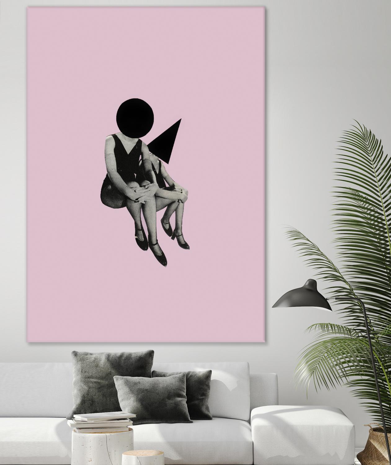 Pink Opaque by Richard Vergez on GIANT ART - pink abstract