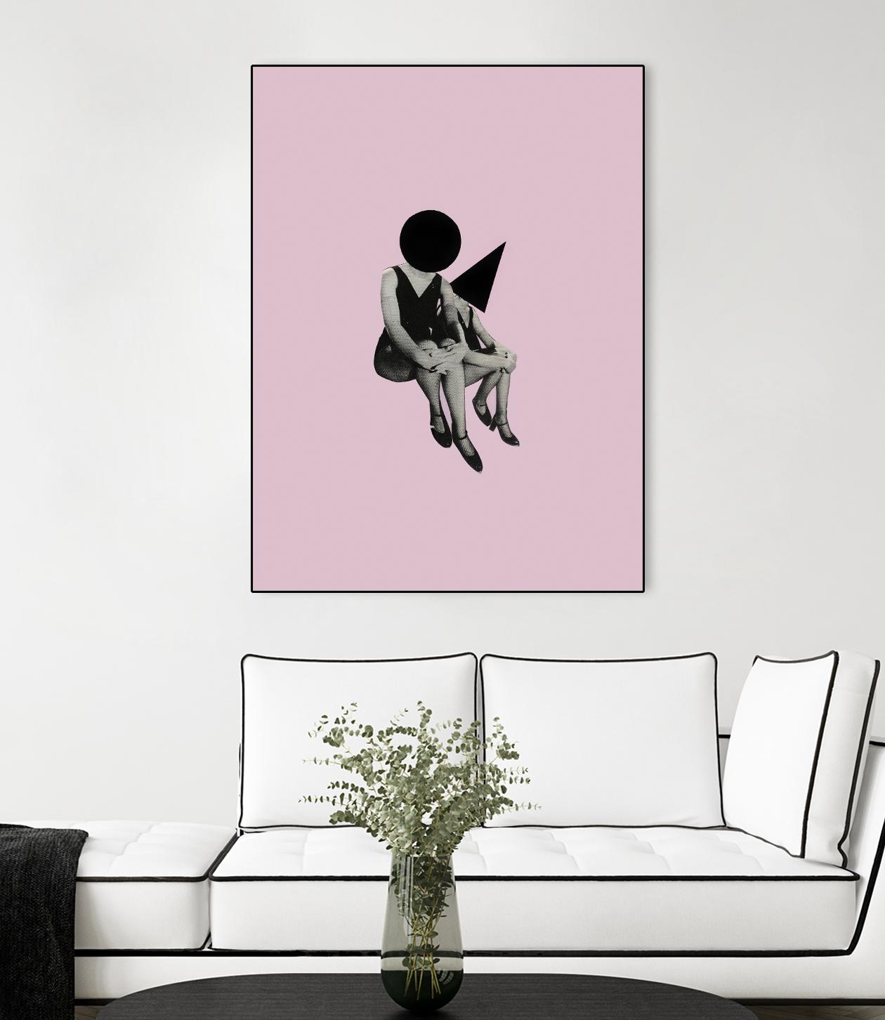 Pink Opaque by Richard Vergez on GIANT ART - pink abstract