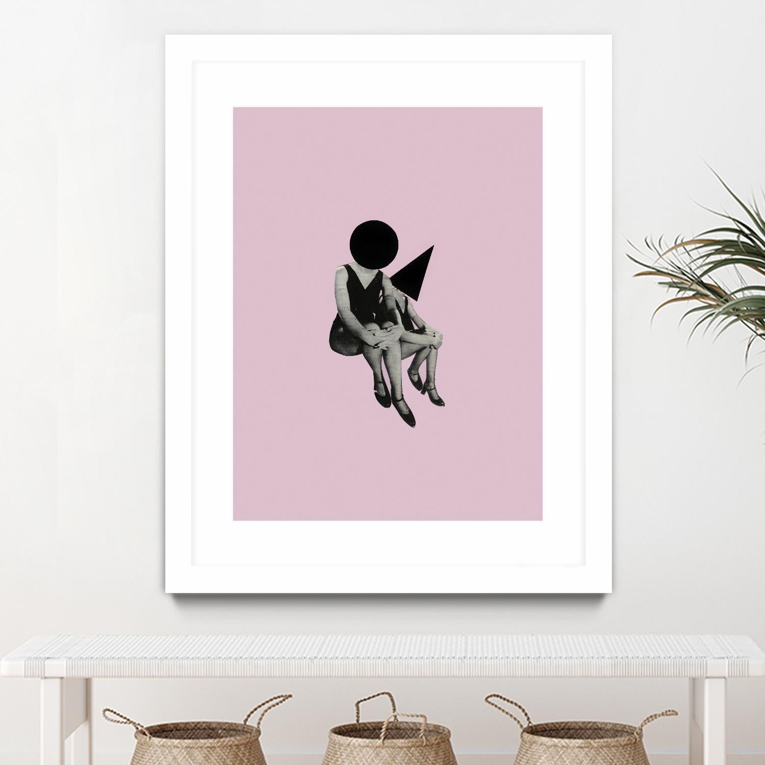 Pink Opaque by Richard Vergez on GIANT ART - pink abstract