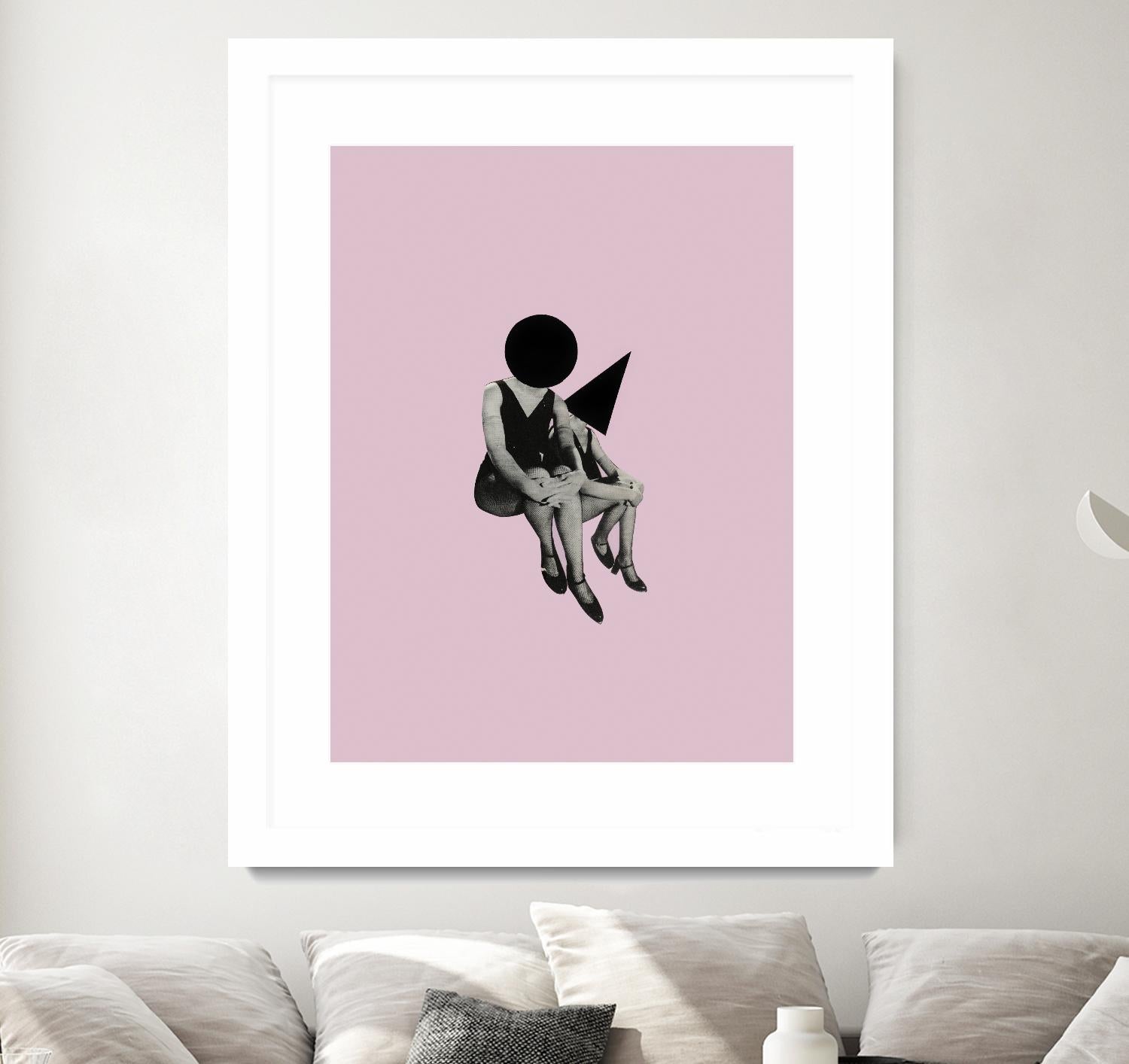 Pink Opaque by Richard Vergez on GIANT ART - pink abstract