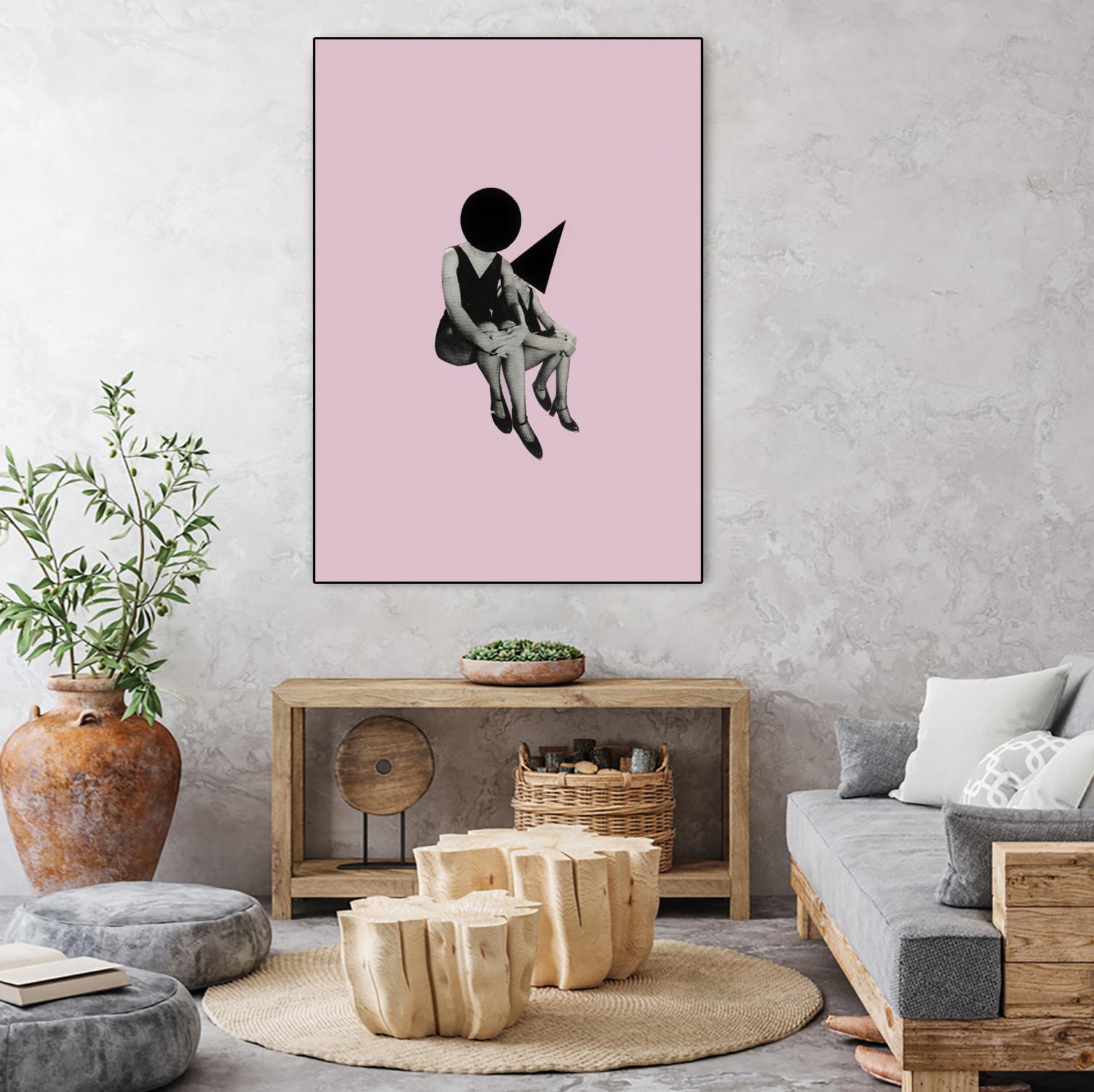 Pink Opaque by Richard Vergez on GIANT ART - pink abstract