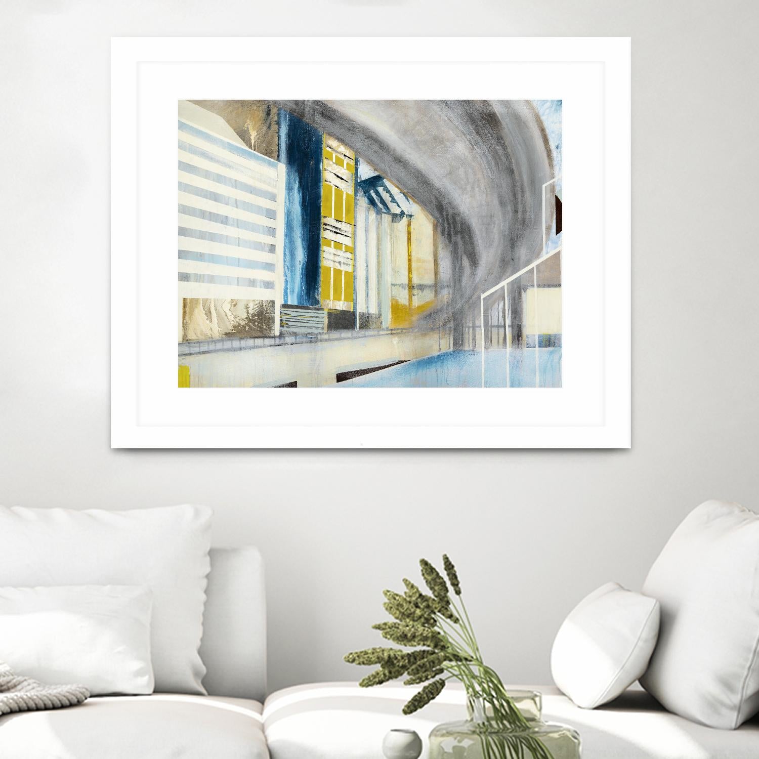 Overpass 2 by Kyle Goderwis on GIANT ART - grey city scene