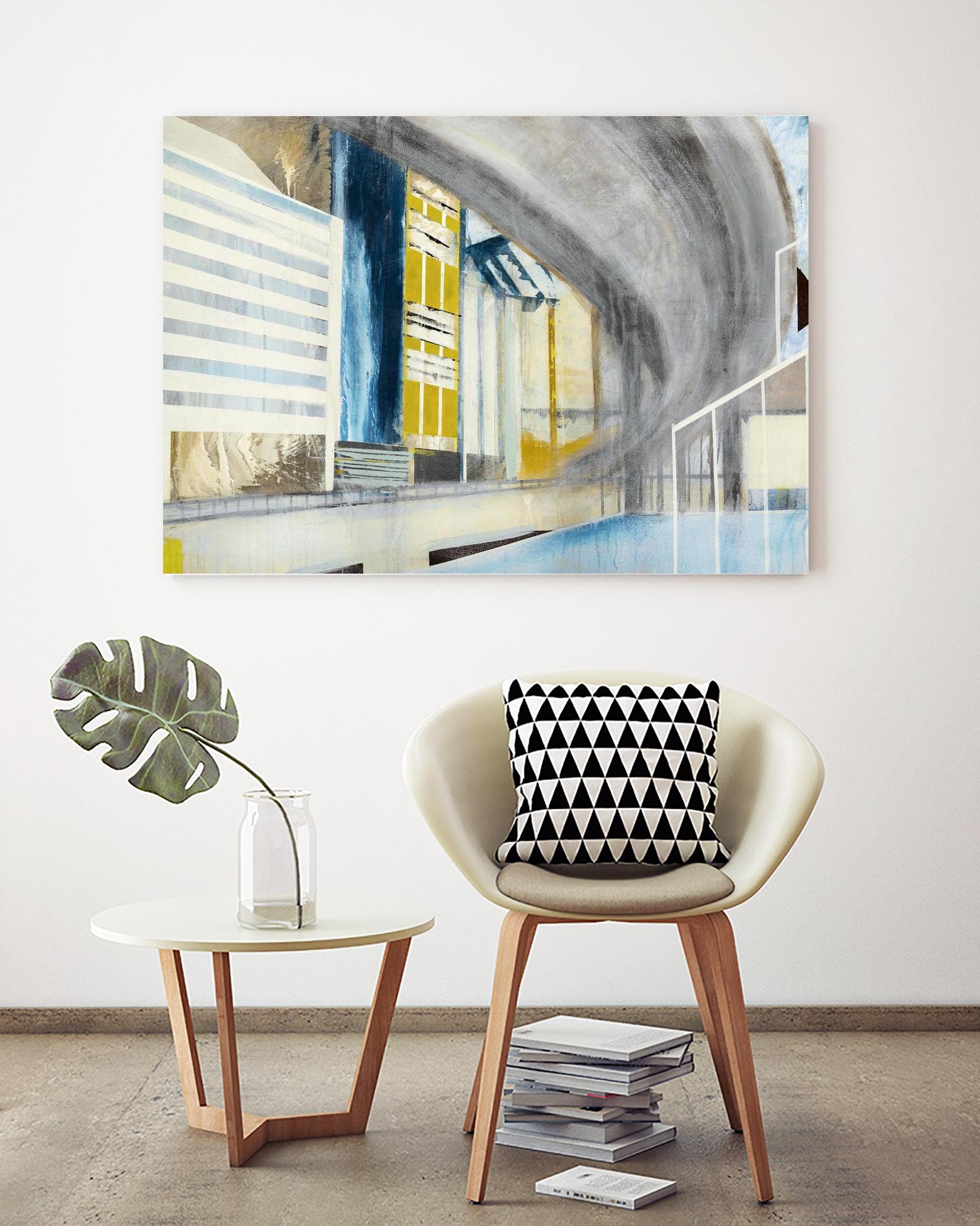 Overpass 2 by Kyle Goderwis on GIANT ART - grey city scene