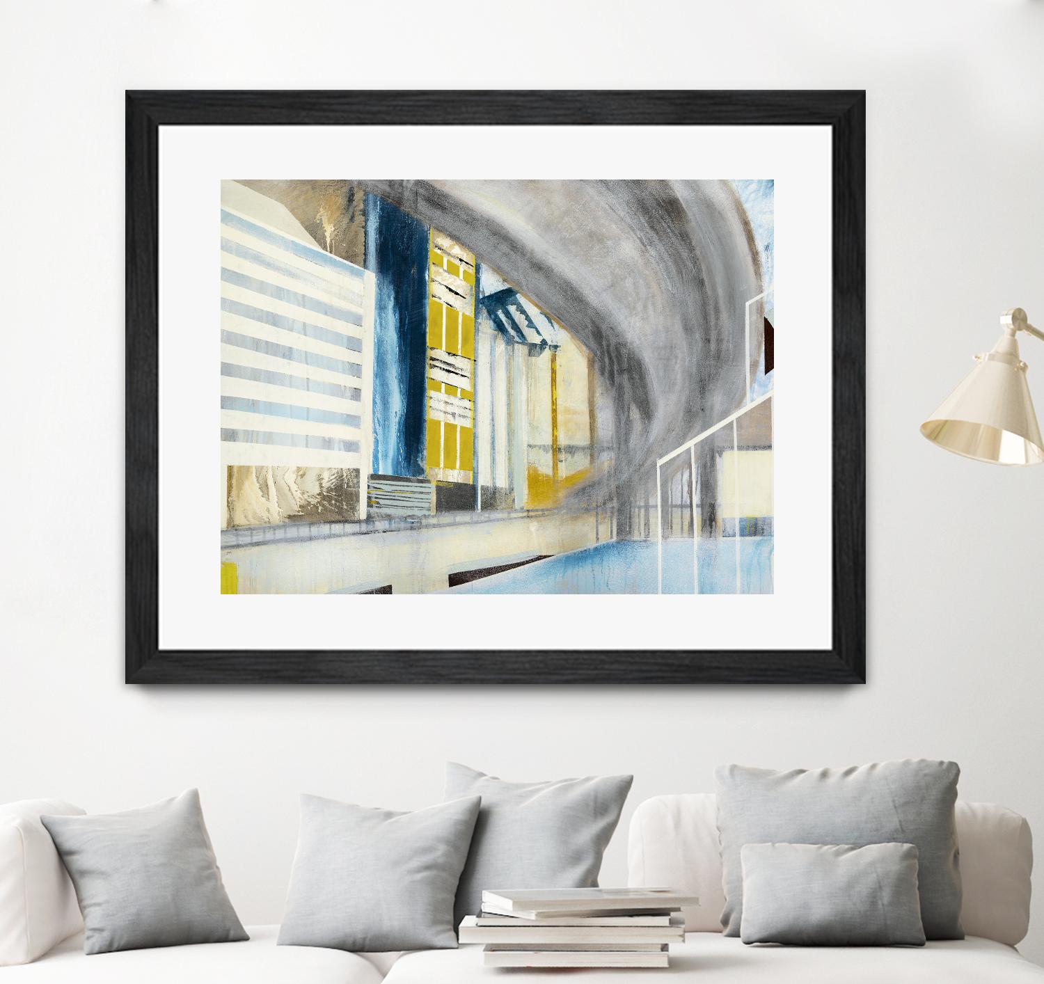 Overpass 2 by Kyle Goderwis on GIANT ART - grey city scene