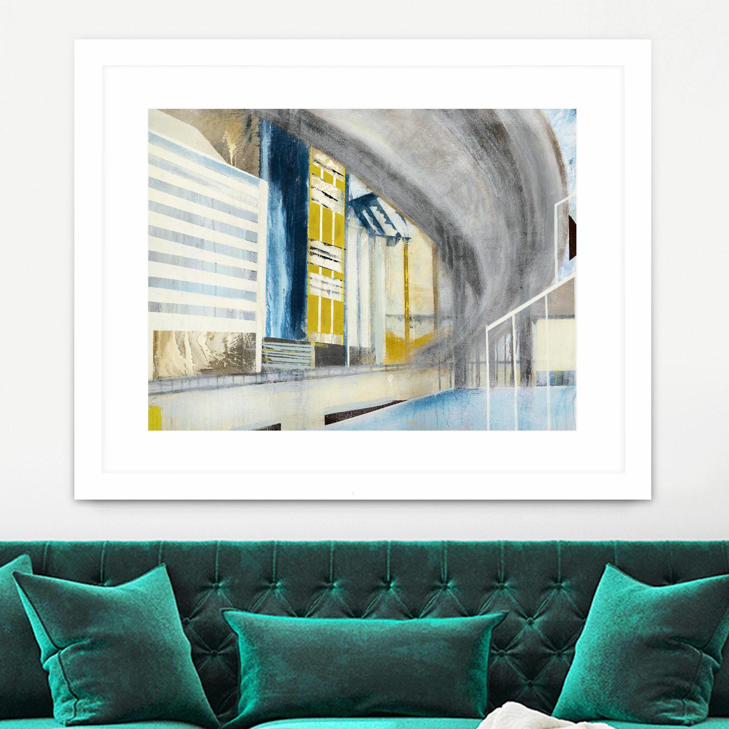 Overpass 2 by Kyle Goderwis on GIANT ART - grey city scene