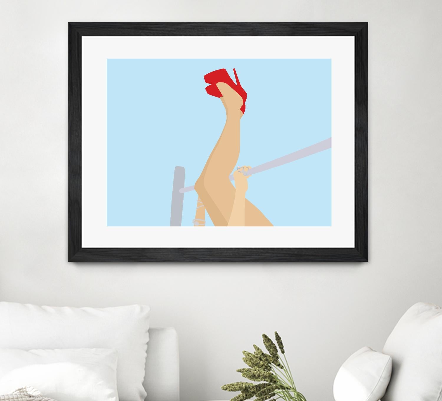 Head Over Heels by Eric Scheib on GIANT ART - grey contemporary