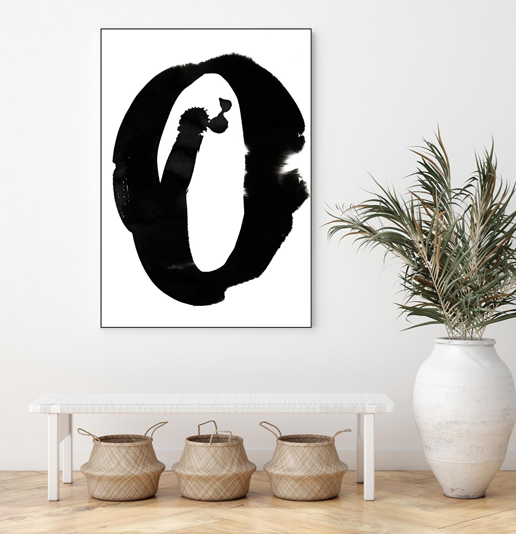 Composition in Black and White 3 by THE Studio on GIANT ART - white abstract