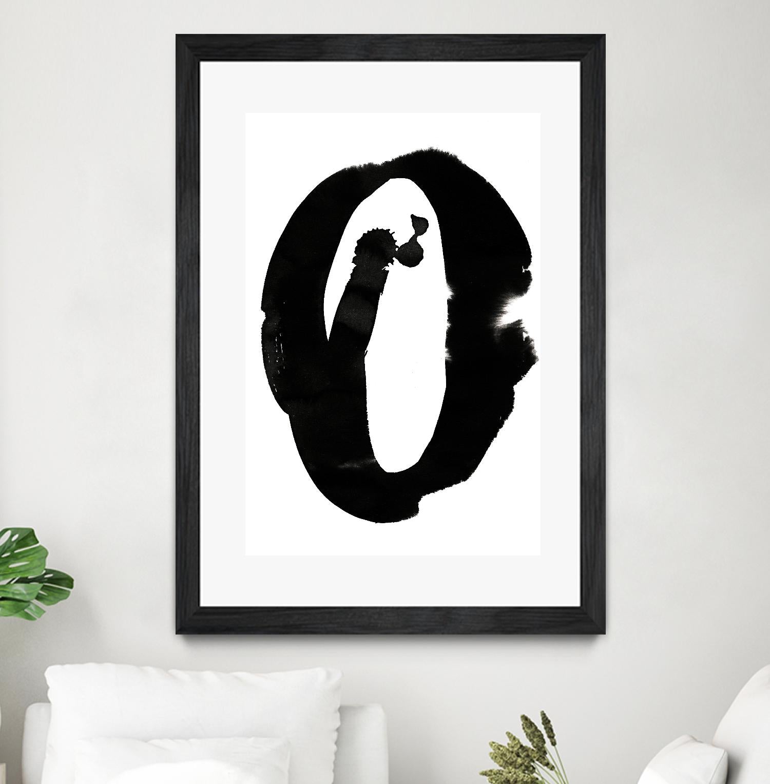 Composition in Black and White 3 by THE Studio on GIANT ART - white abstract