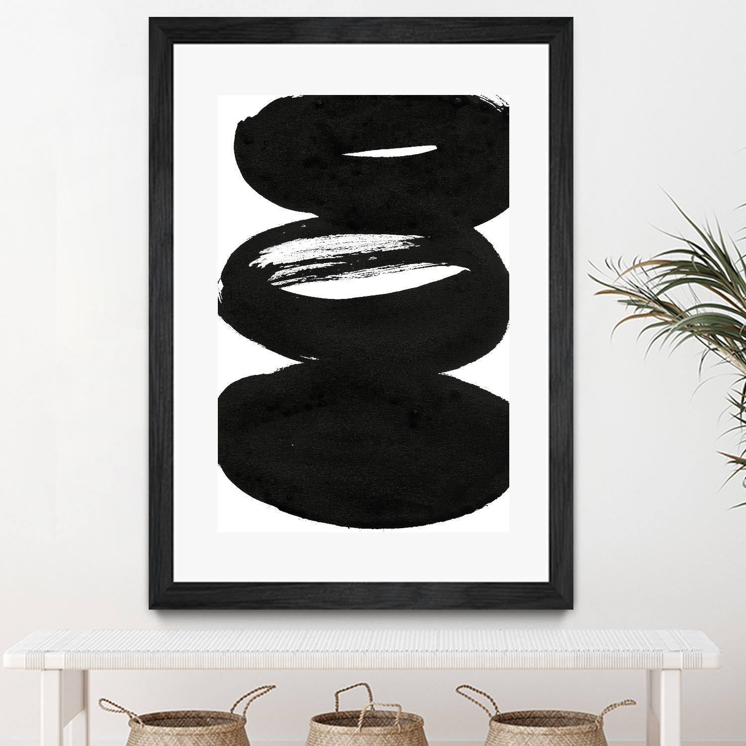 Composition in Black and White 5 by THE Studio on GIANT ART - white abstract