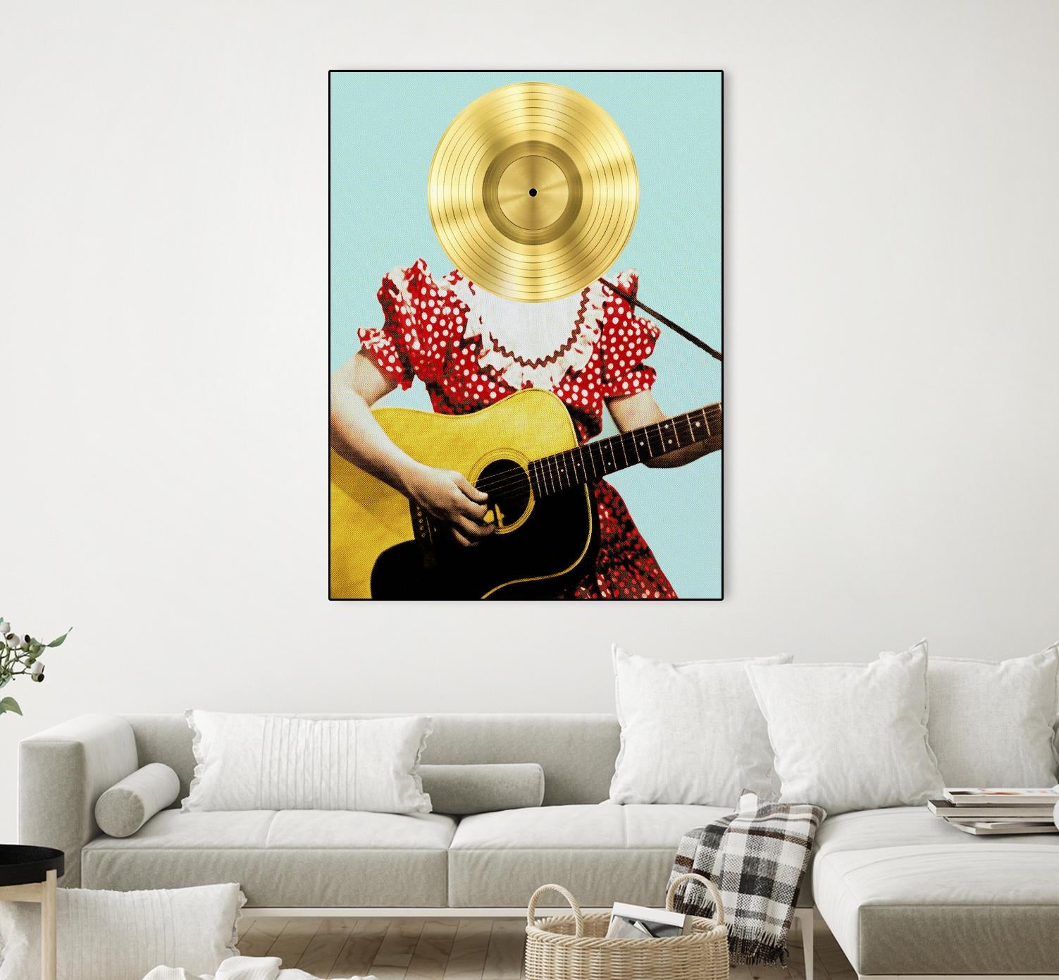 Country Western Gal by DavidJordan Williams on GIANT ART - red contemporary