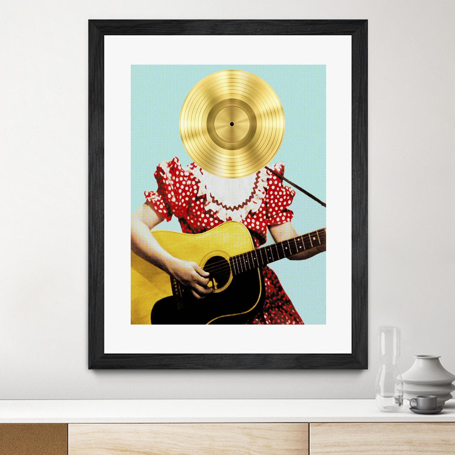 Country Western Gal by DavidJordan Williams on GIANT ART - red contemporary